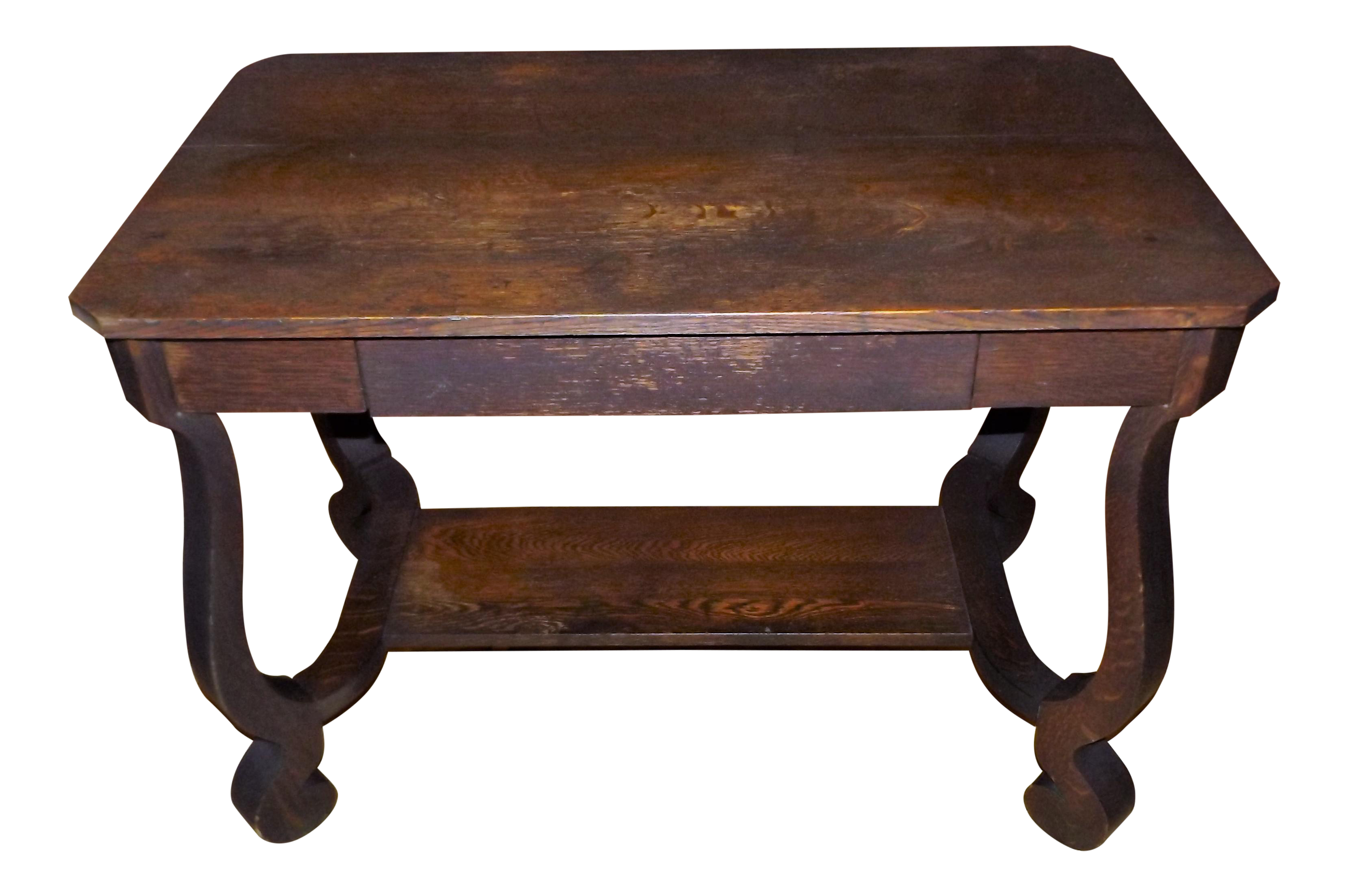 Antique Walnut Library Desk Chairish