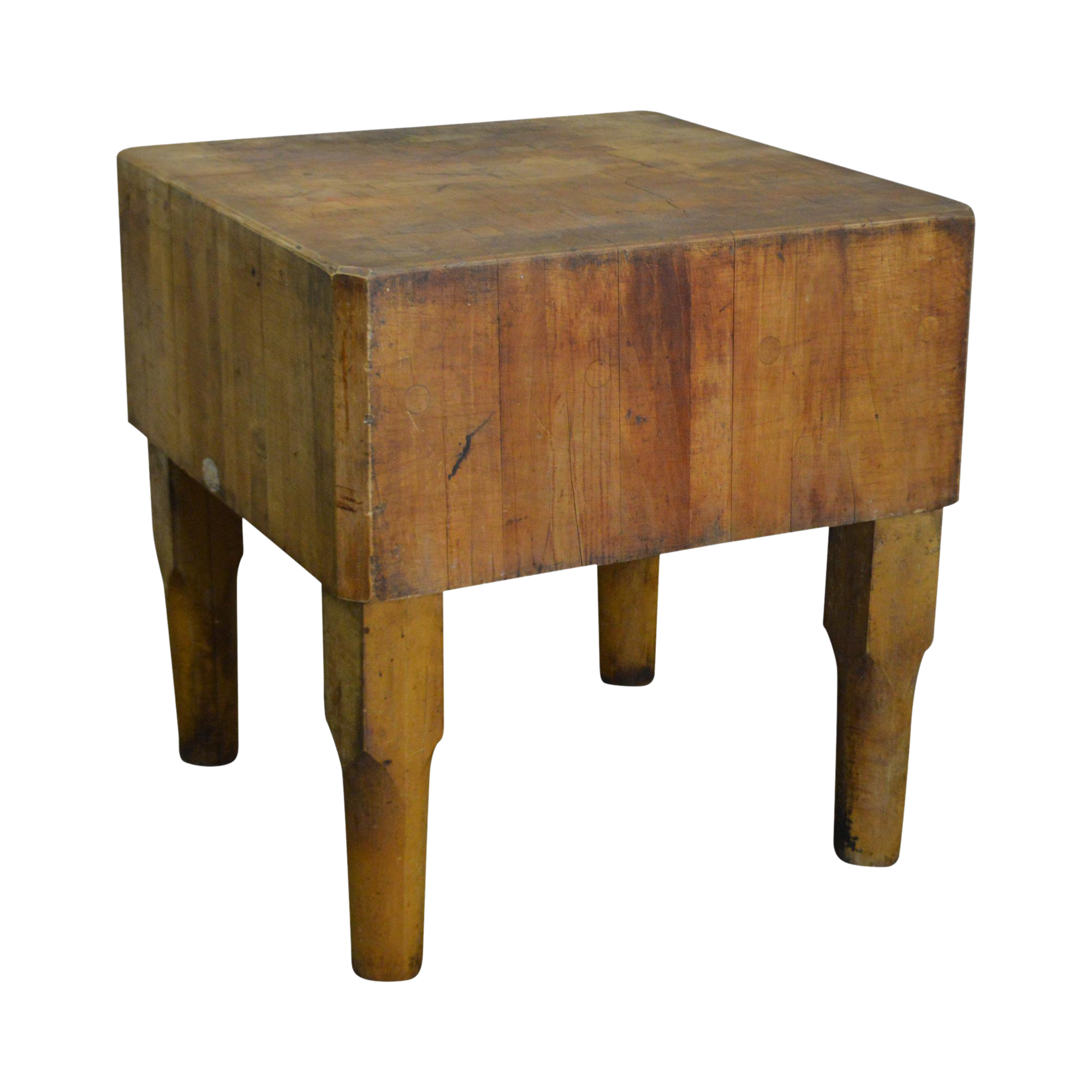 Vintage Antique Maple Butcher Block Table by Bally Block Co. Chairish