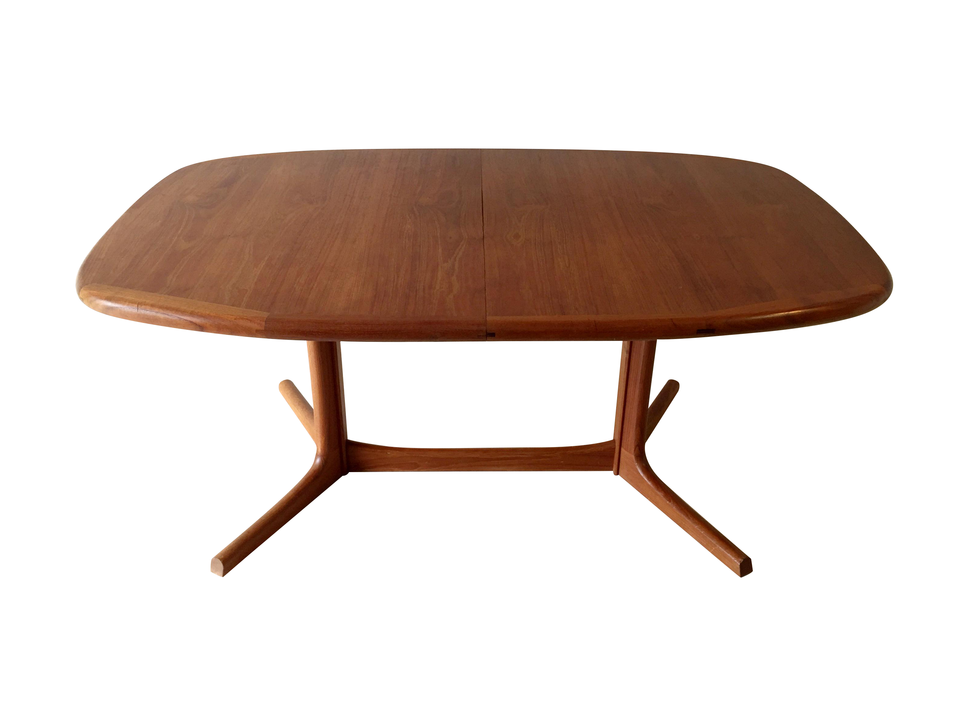 Vintage Danish Dyrlund Teak Dining Table | Chairish