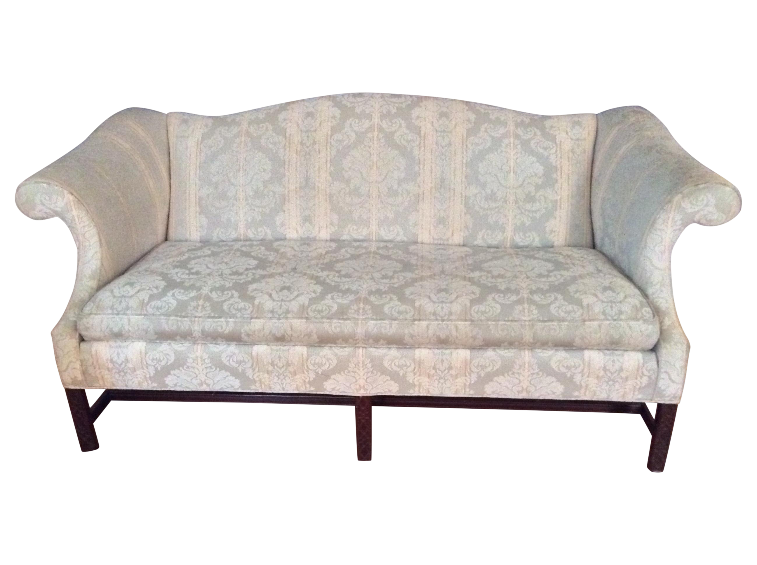 Image of Chippendale Camelback Sofa