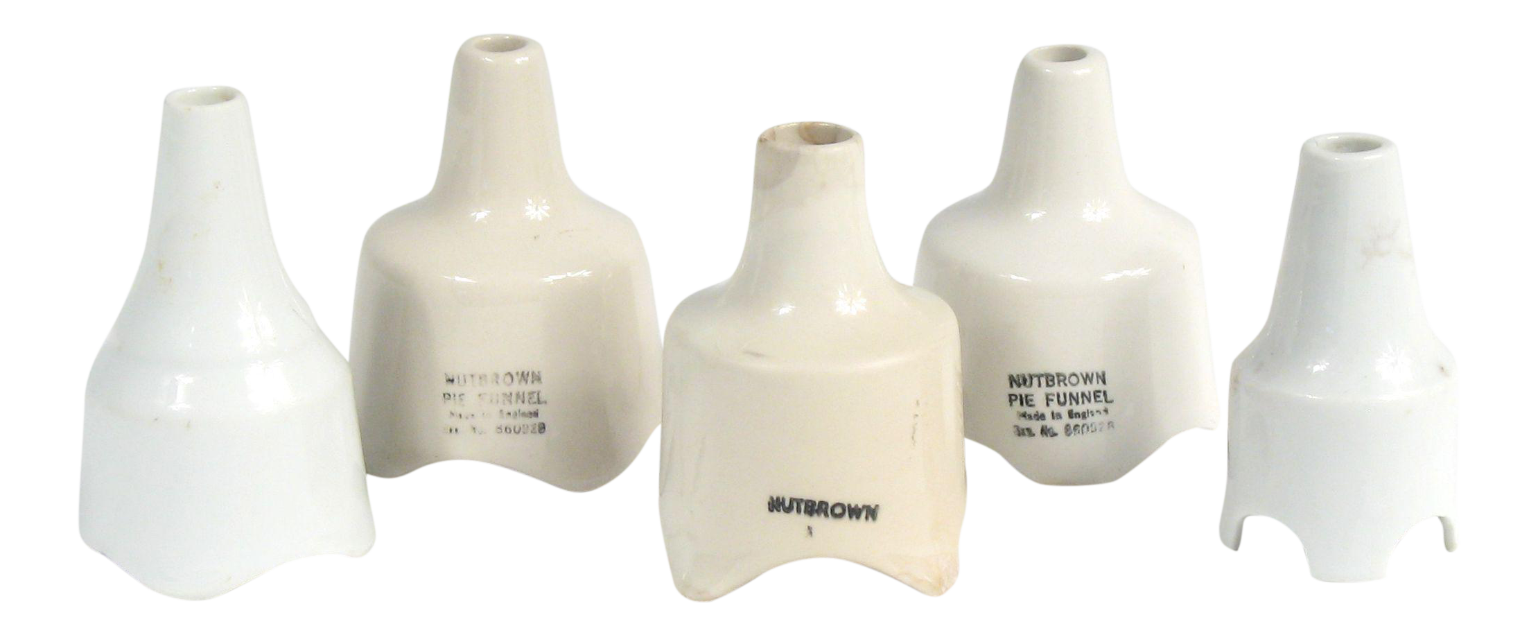 English Pie Funnels Set of 5 Chairish