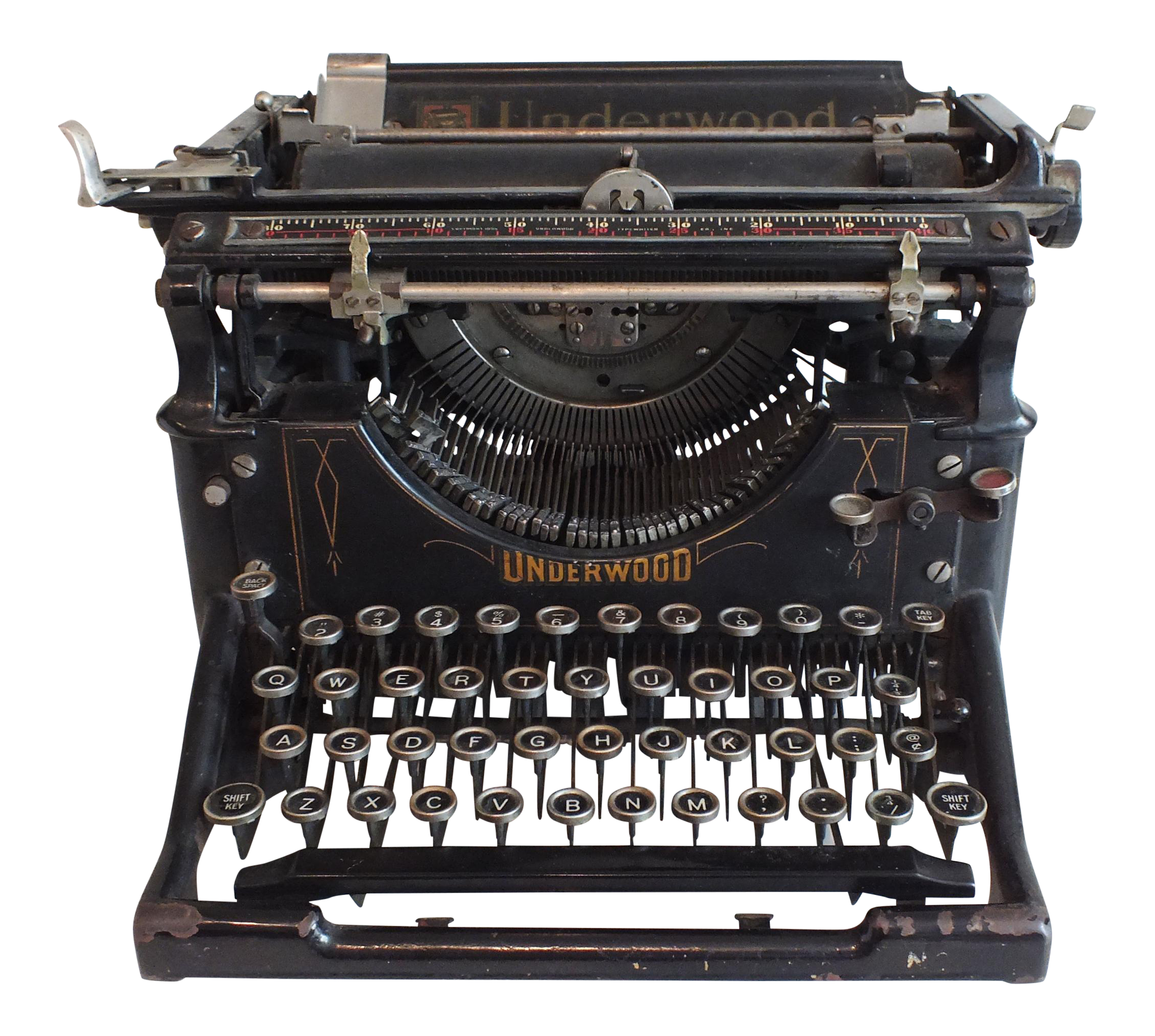 1913 Antique Underwood Typewriter No. 5 Chairish