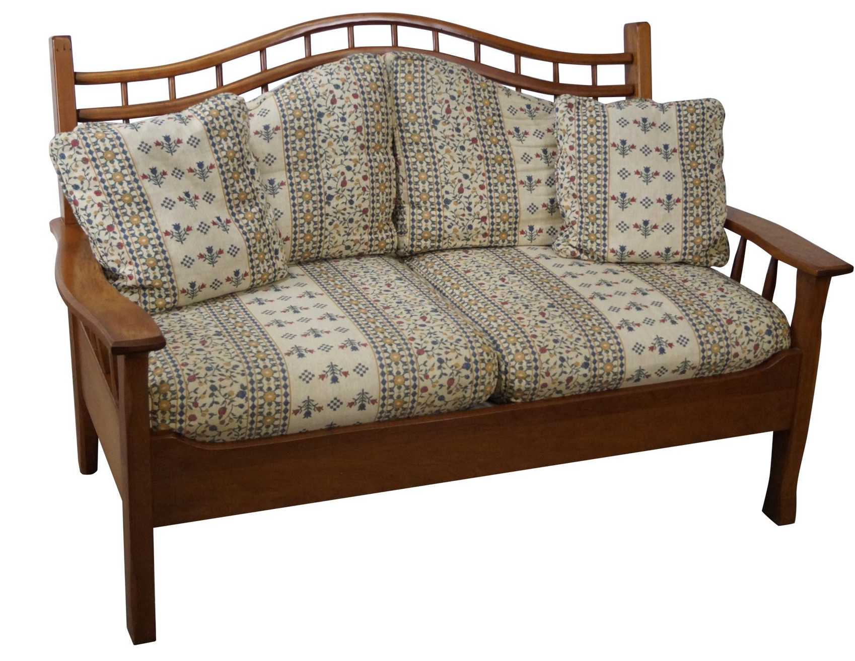 Hunt Country Furniture Windsor Settee Chairish