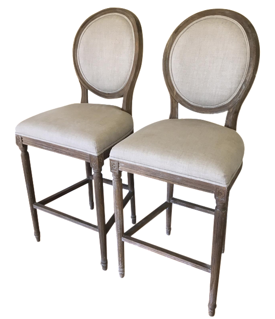 Restoration Hardware Bar Stools A Pair Chairish