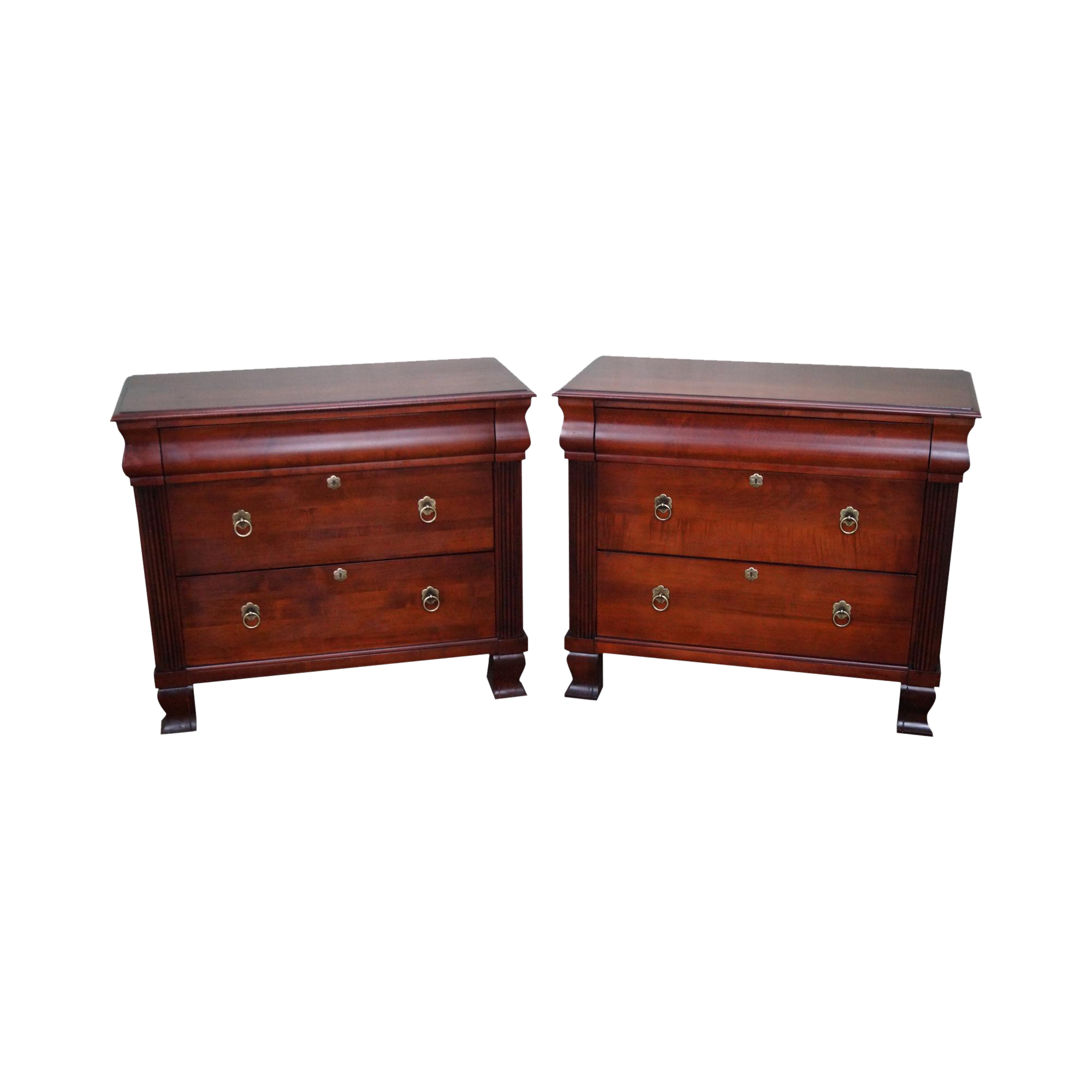 Ethan Allen British Classics "Daryn" Nightstands A Pair Chairish