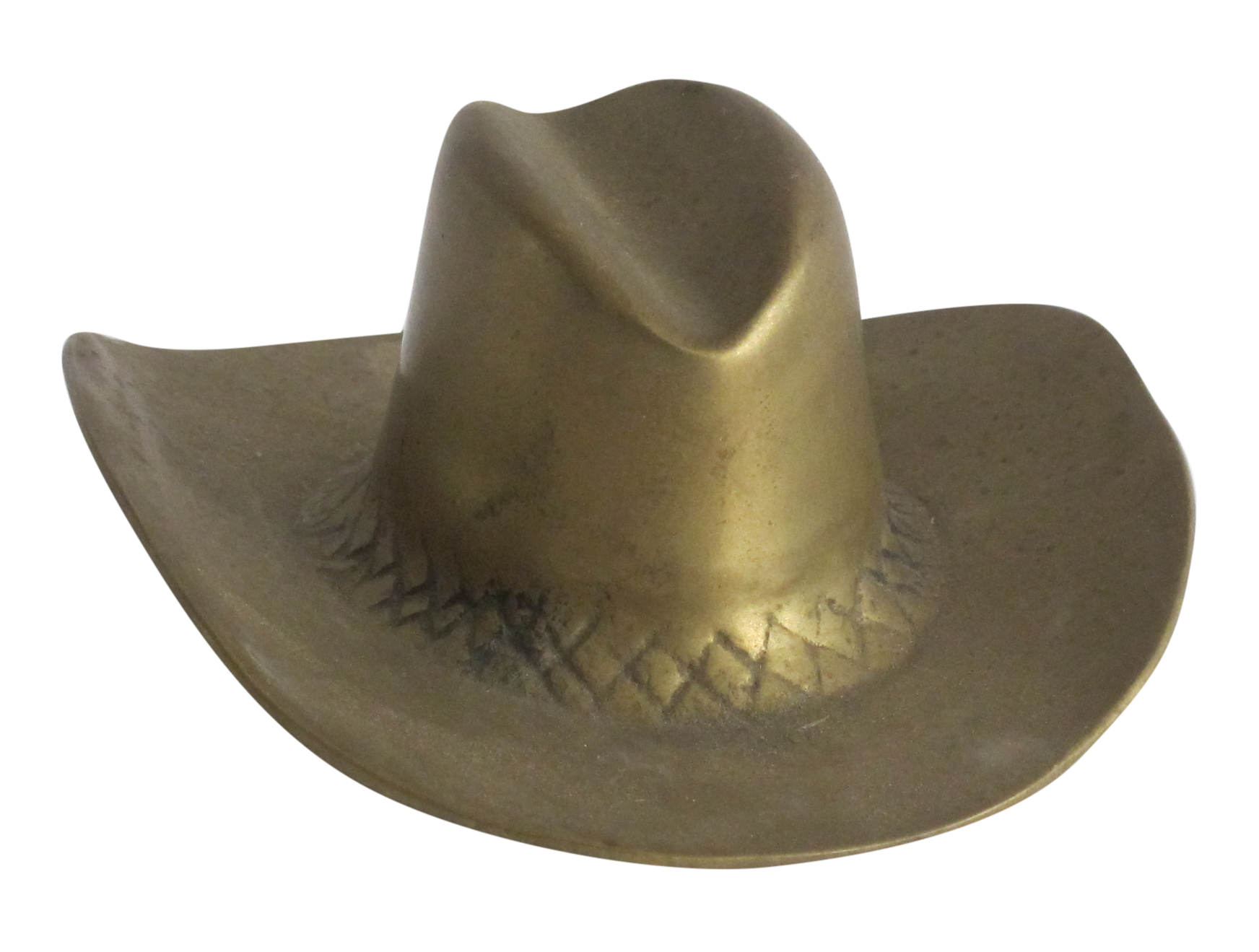 Brass Cowboy Hat Chairish