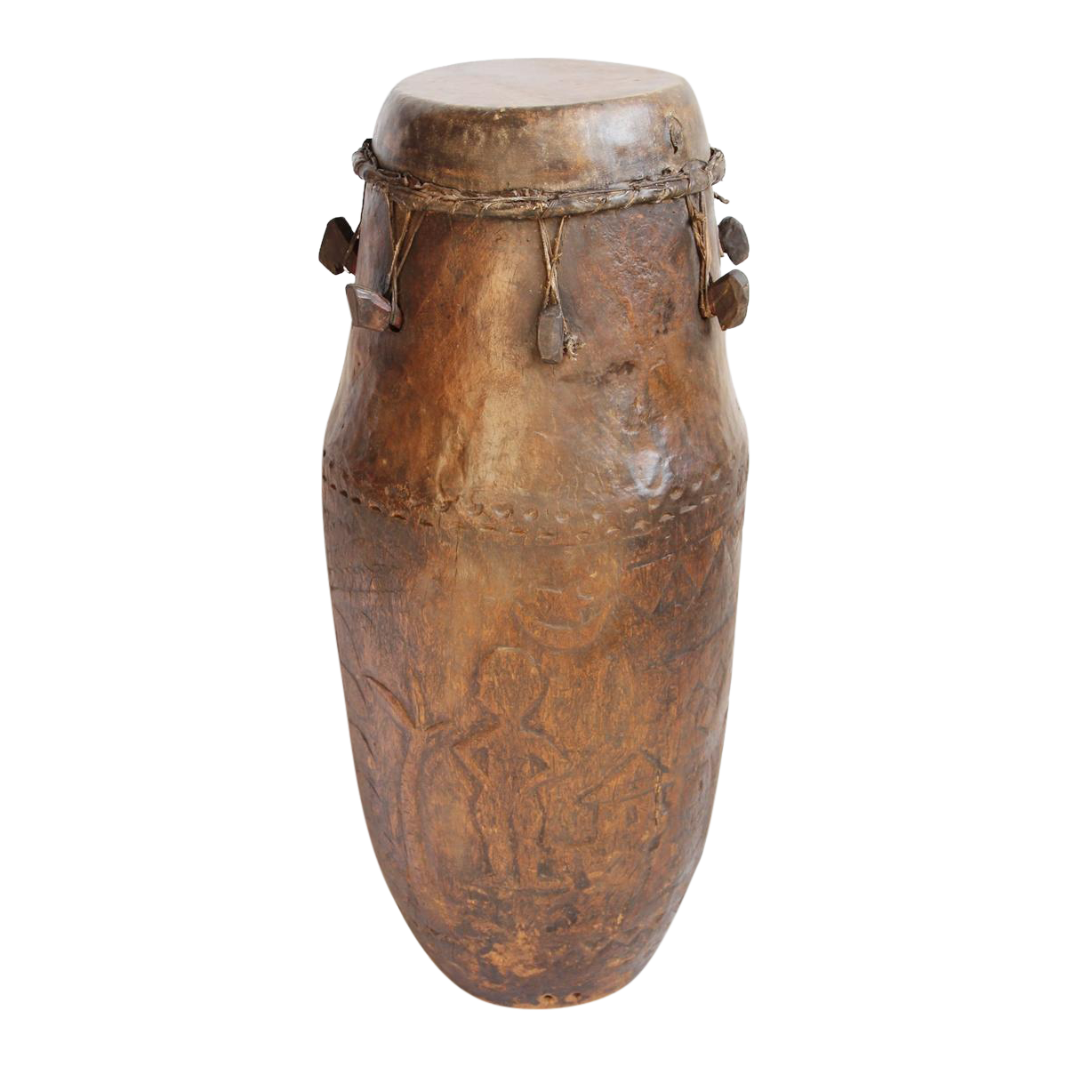 Original Vintage Akan Drum Chairish