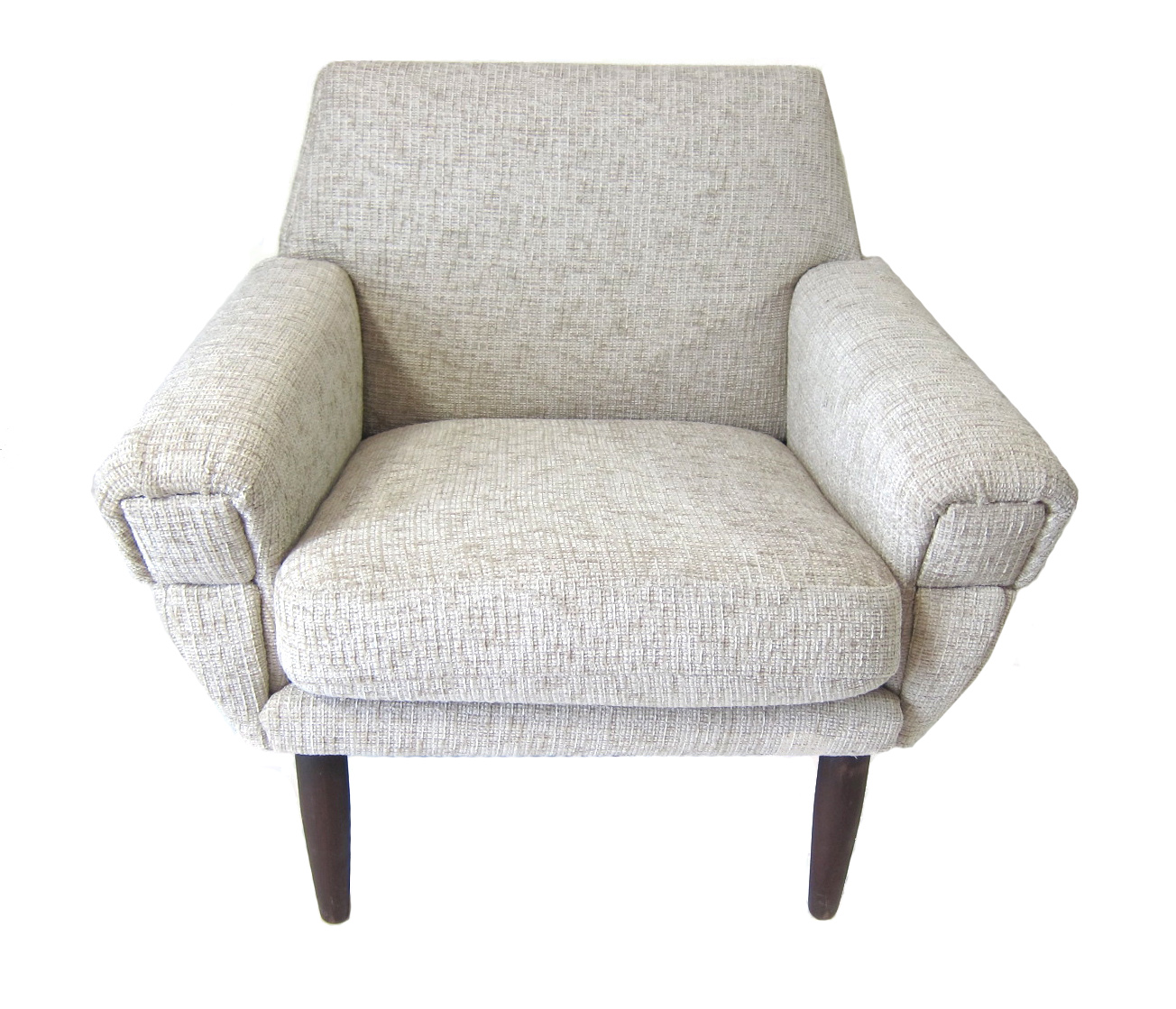 MidCentury Danish Modern Cream Armchair Chairish