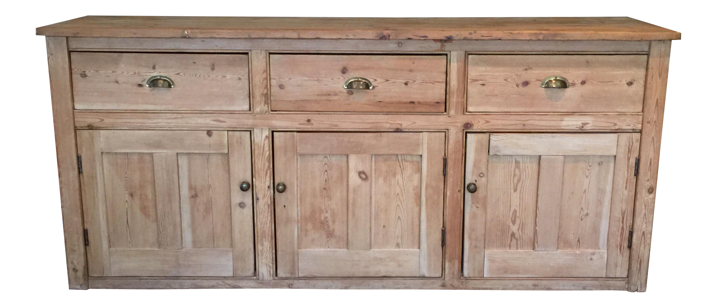 Antique English Pine Dresser Base Sideboard Chairish