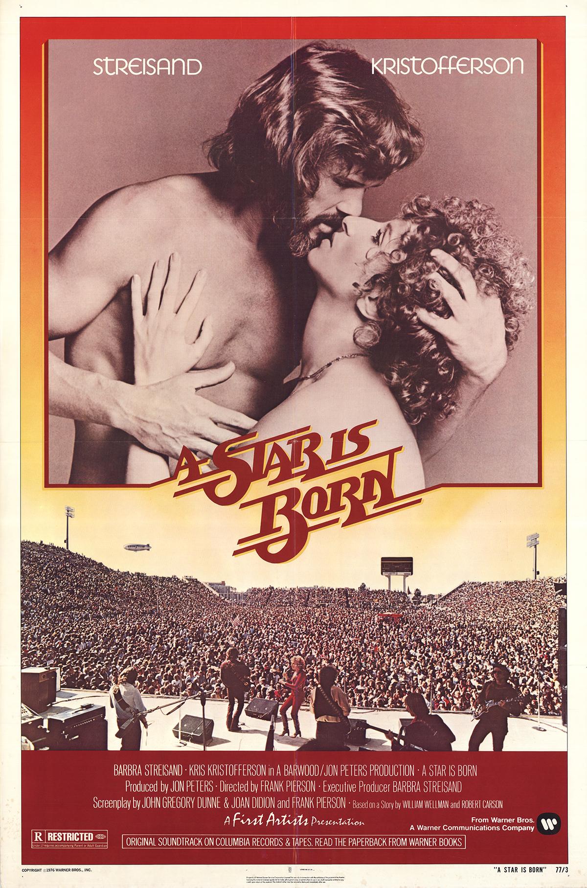 A Star Is Born Film Autobiographique A Star is Born Film Poster, 1st Ed. 1976 | Chairish