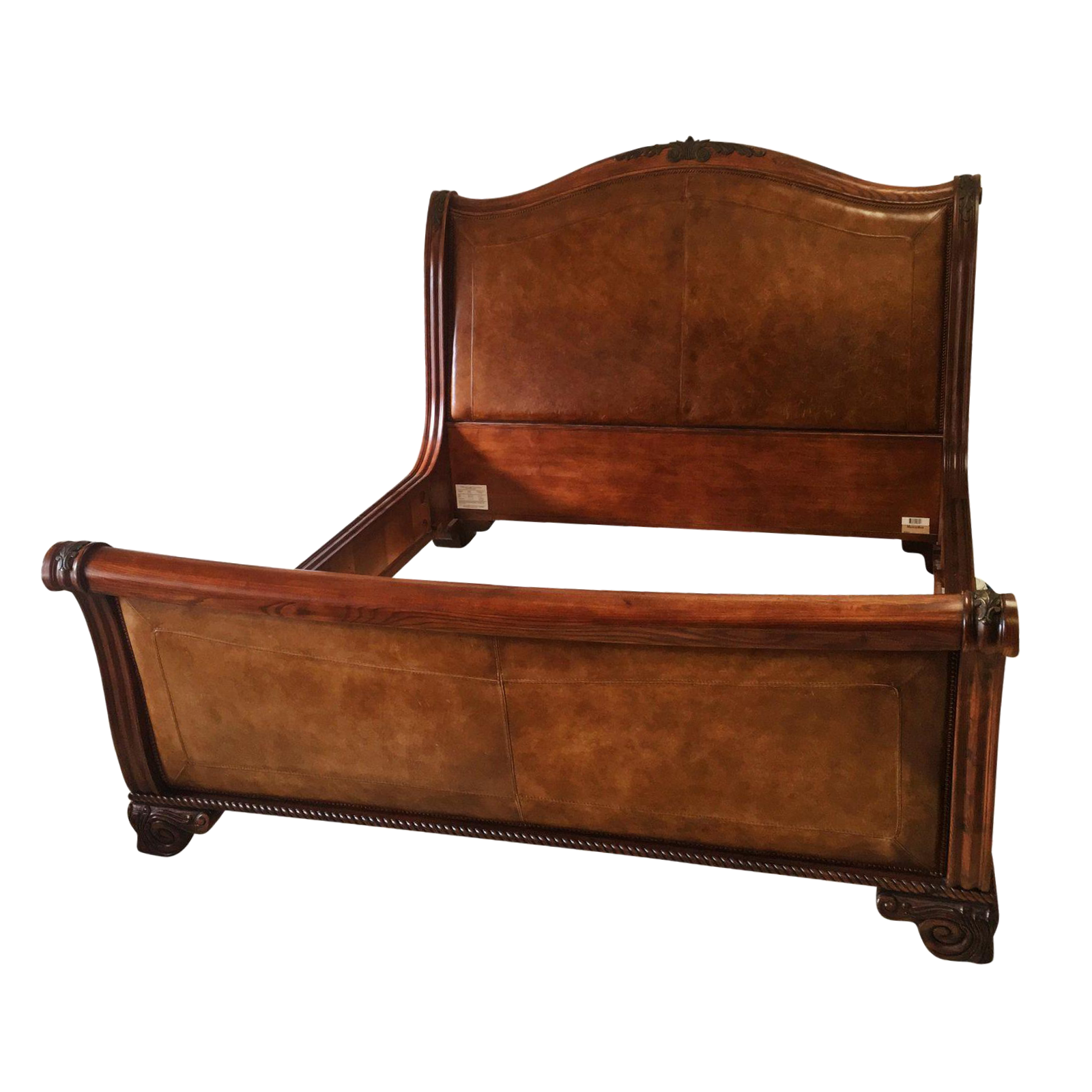 Henredon Eastern King Sleigh Bed Chairish