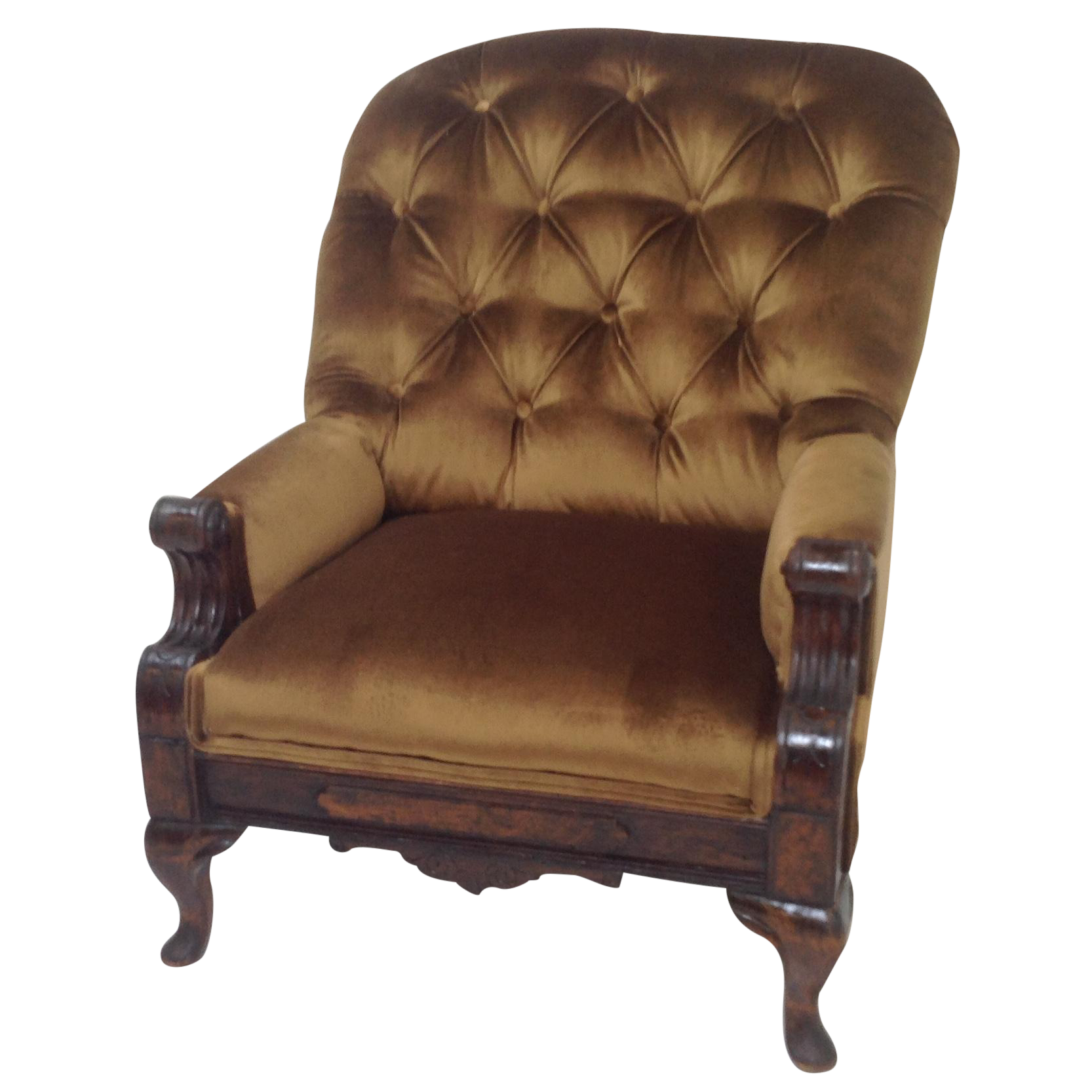 Antique Victorian Parlor Chair | Chairish