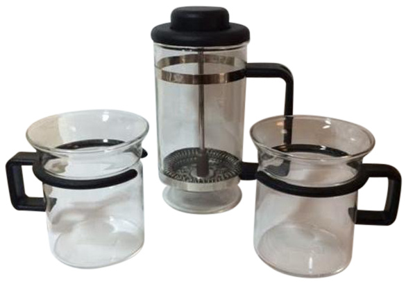Vintage Bodum Mini French Press Set | Chairish