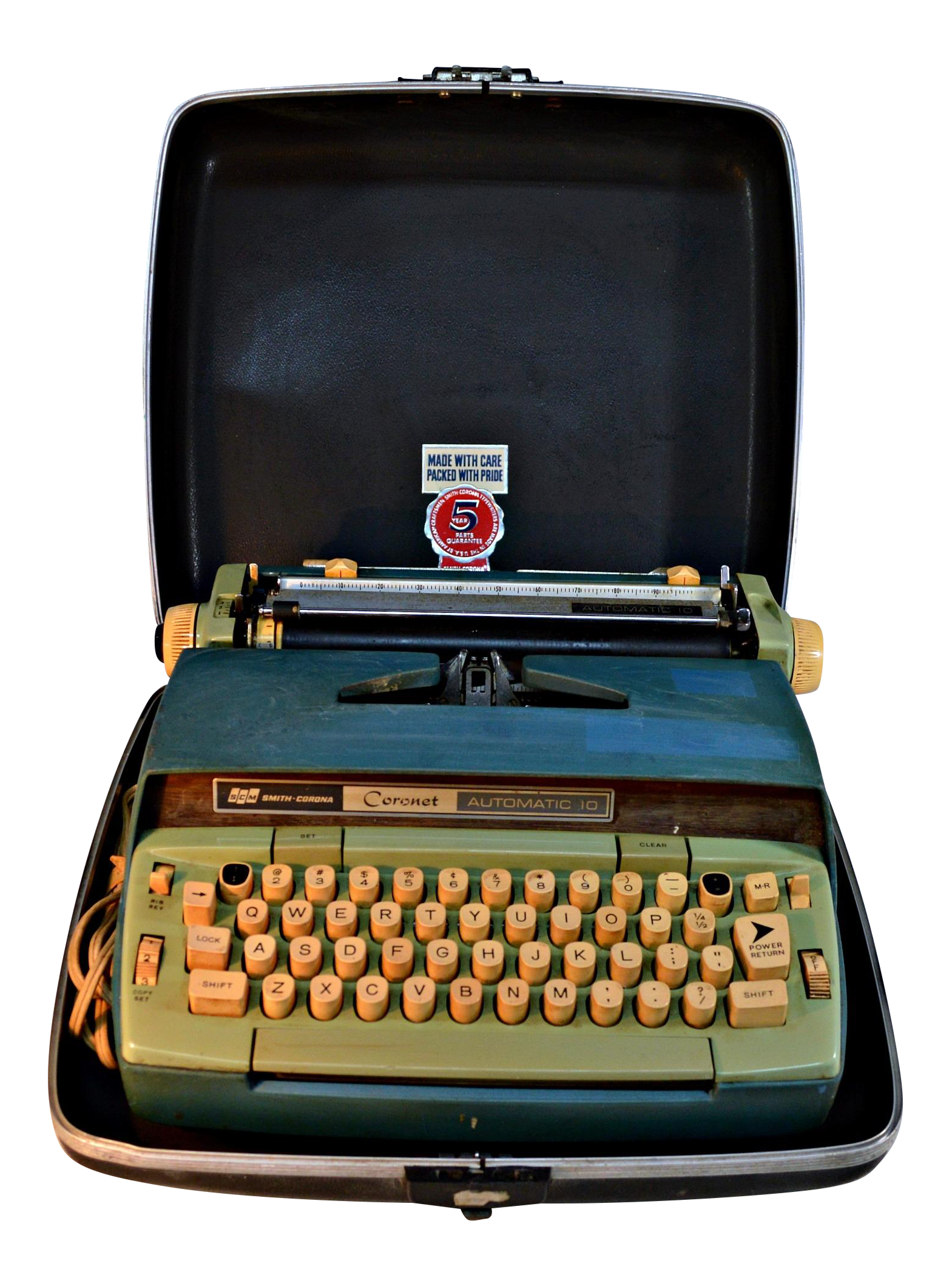 Vintage Portable Smith Corona Electric Typewriter With Case Chairish