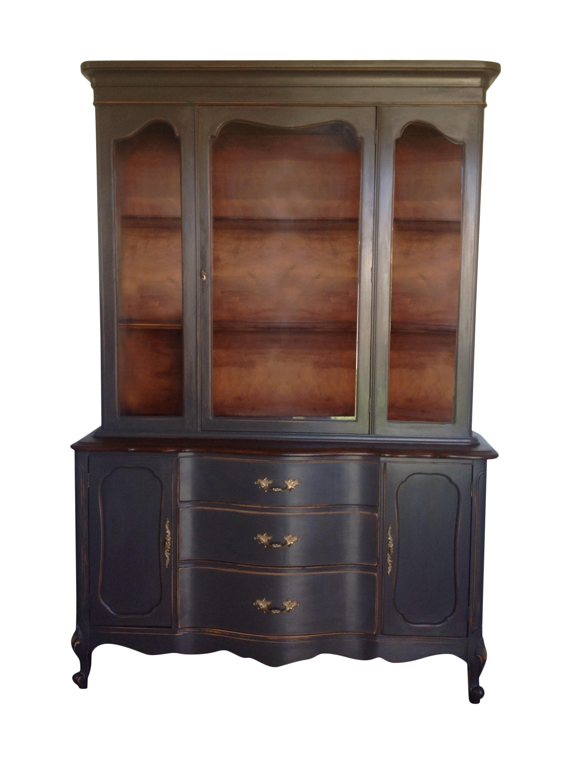 French Provincial China Hutch Chairish