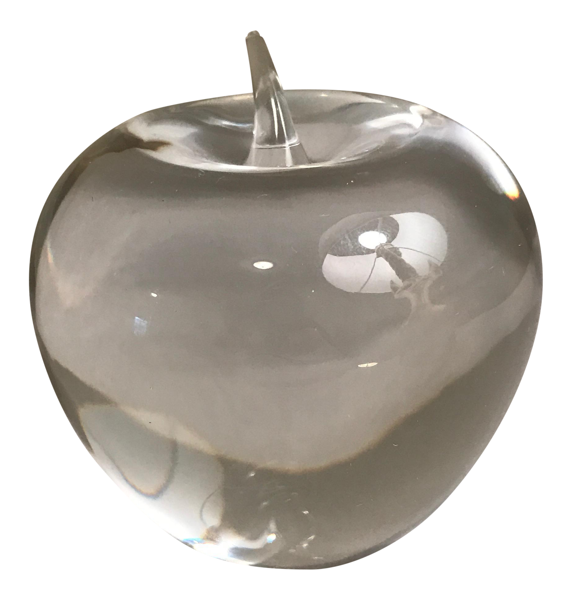 Tiffany & Co Crystal Apple Paperweight Chairish