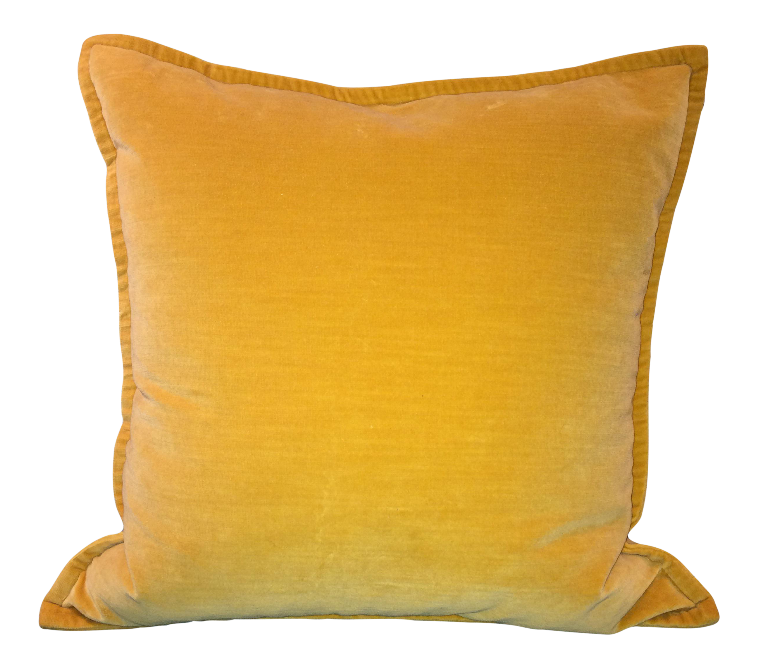 Pottery Barn Honey Gold Velvet Pillow Chairish