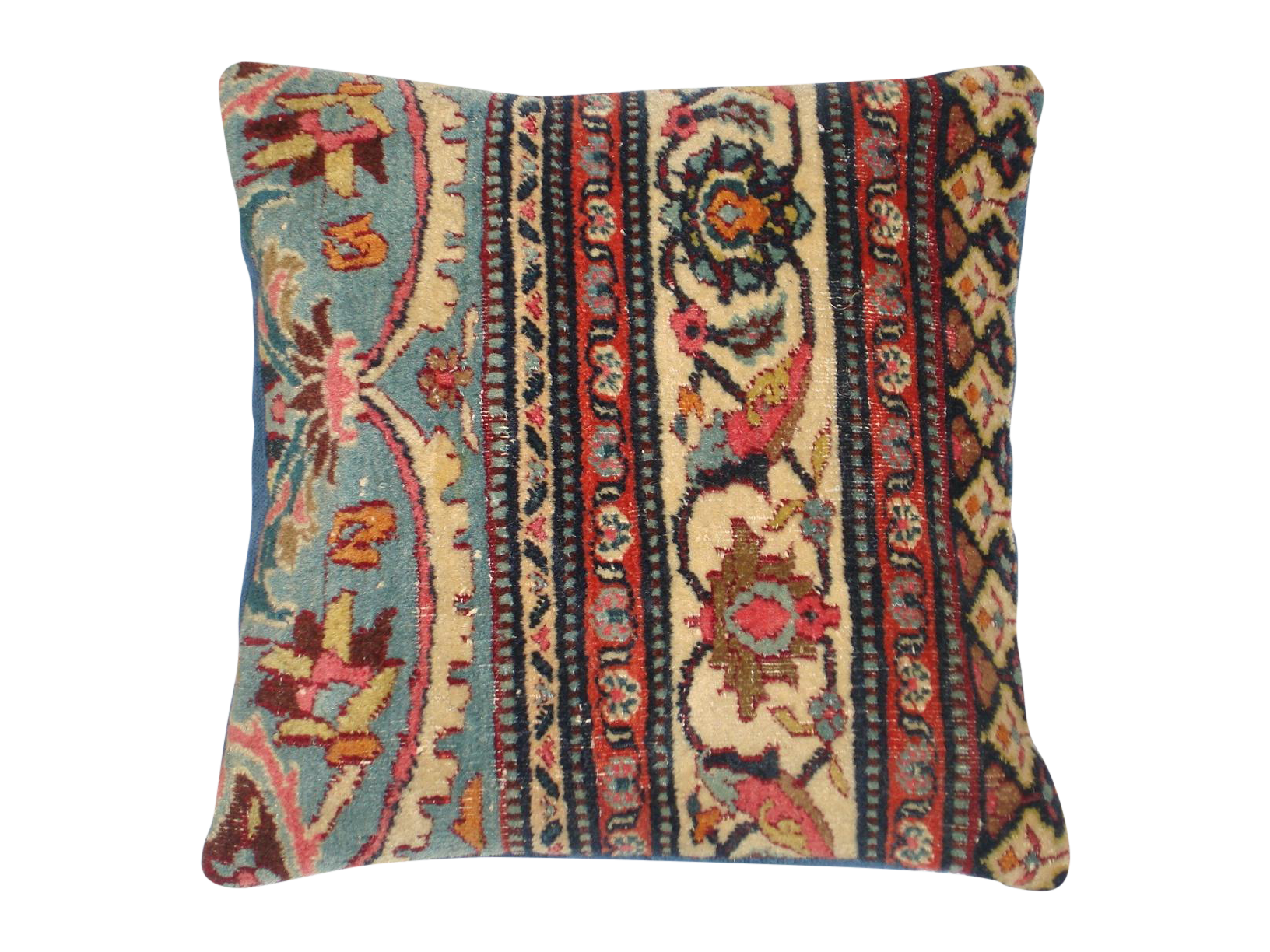 Antique Persian Rug Fragment Pillow V Chairish