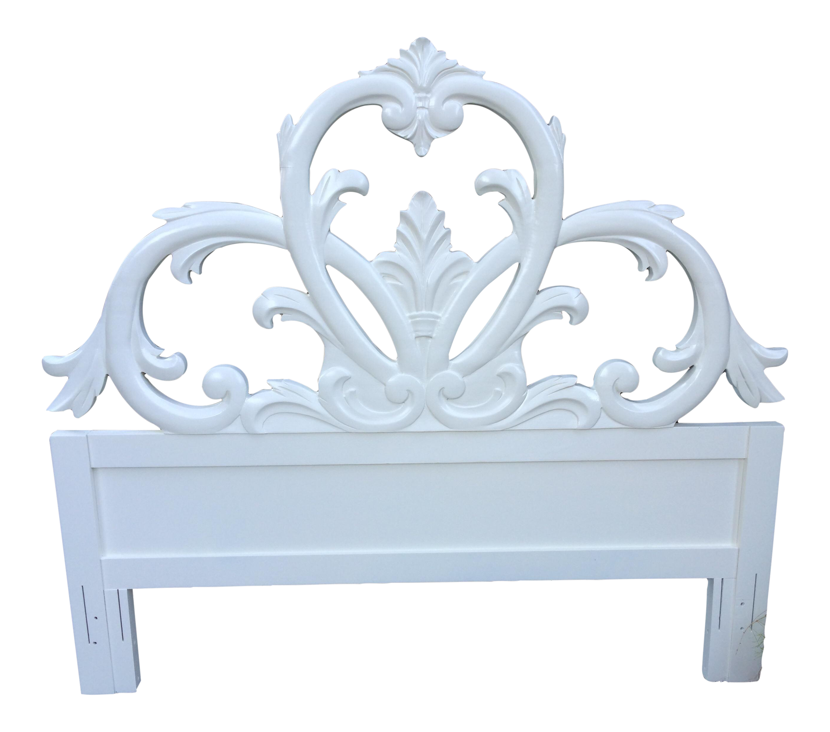 Vintage Ornate Queen Headboard Chairish