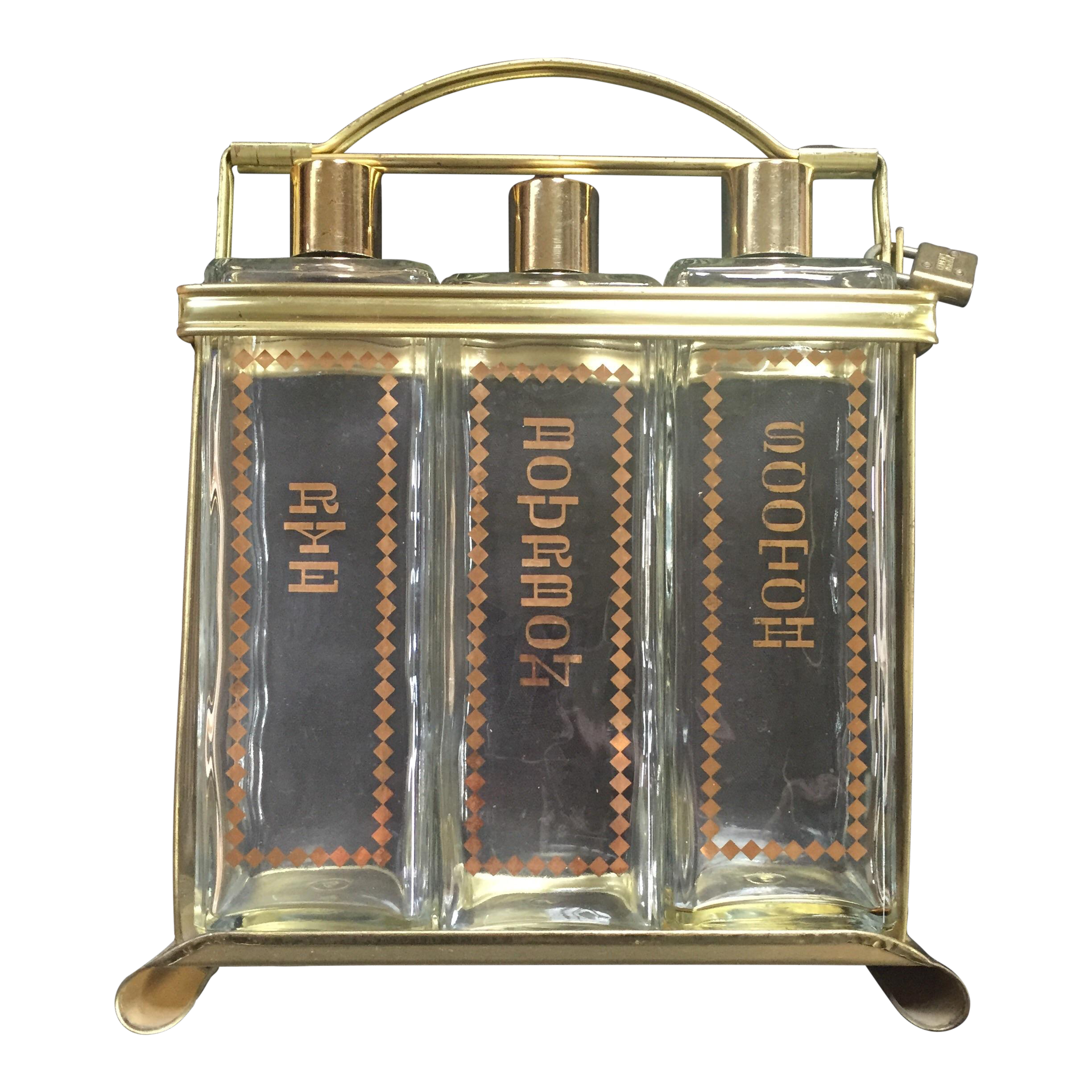 Whisky Decanter Set with Lock Chairish