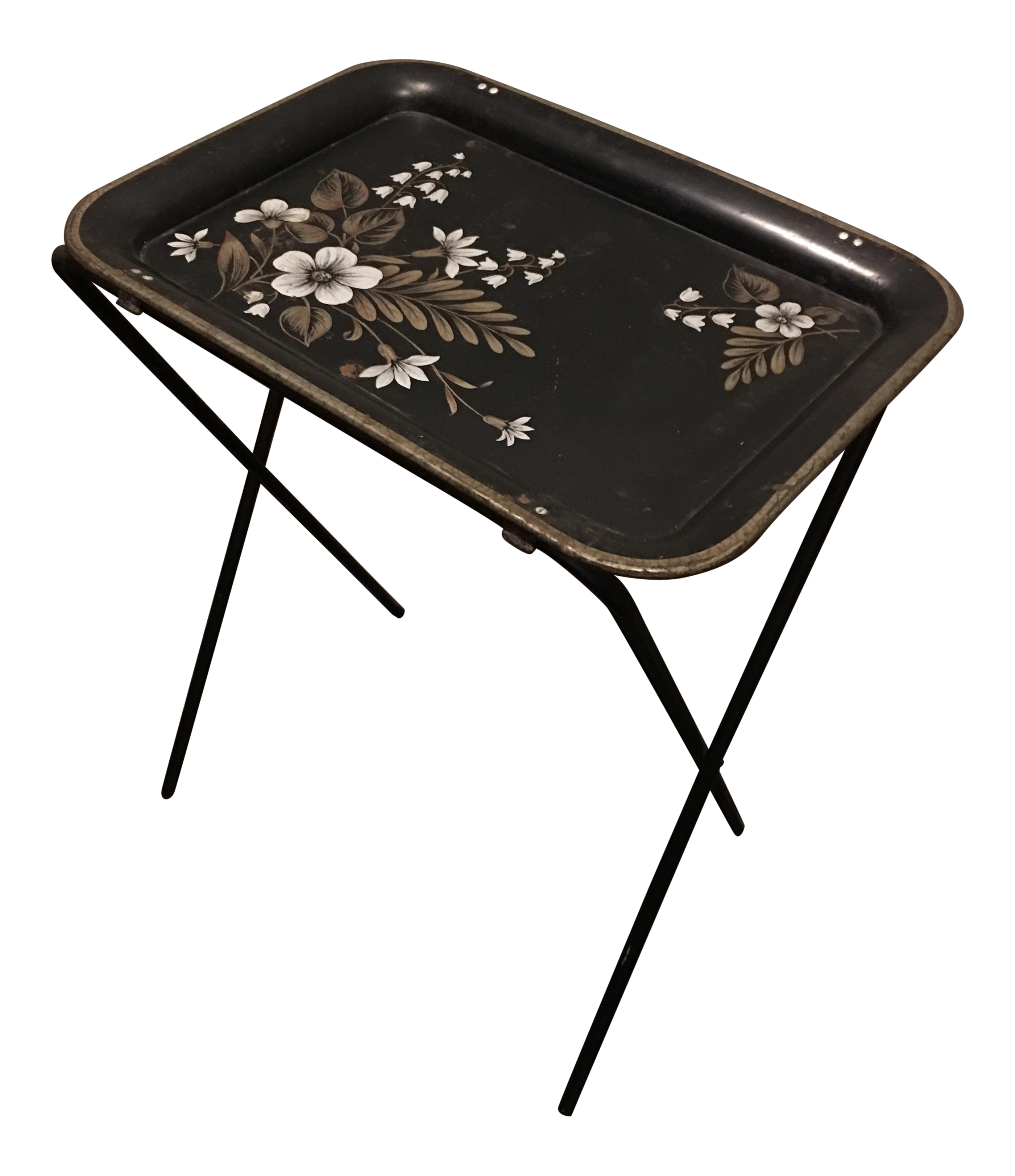 TV Tray Side Table 1960's Chairish