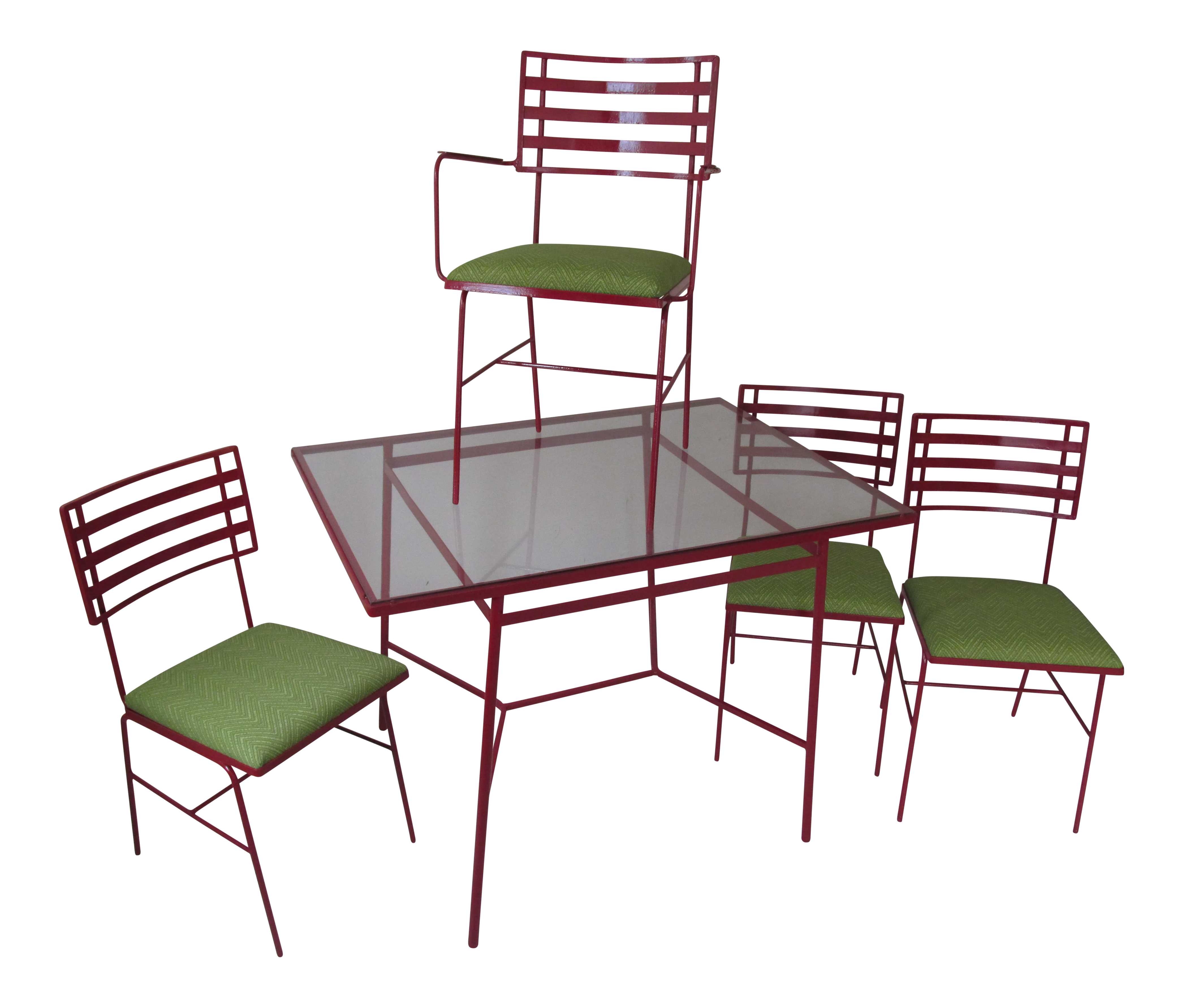 Mid Century Outdoor Dining Set