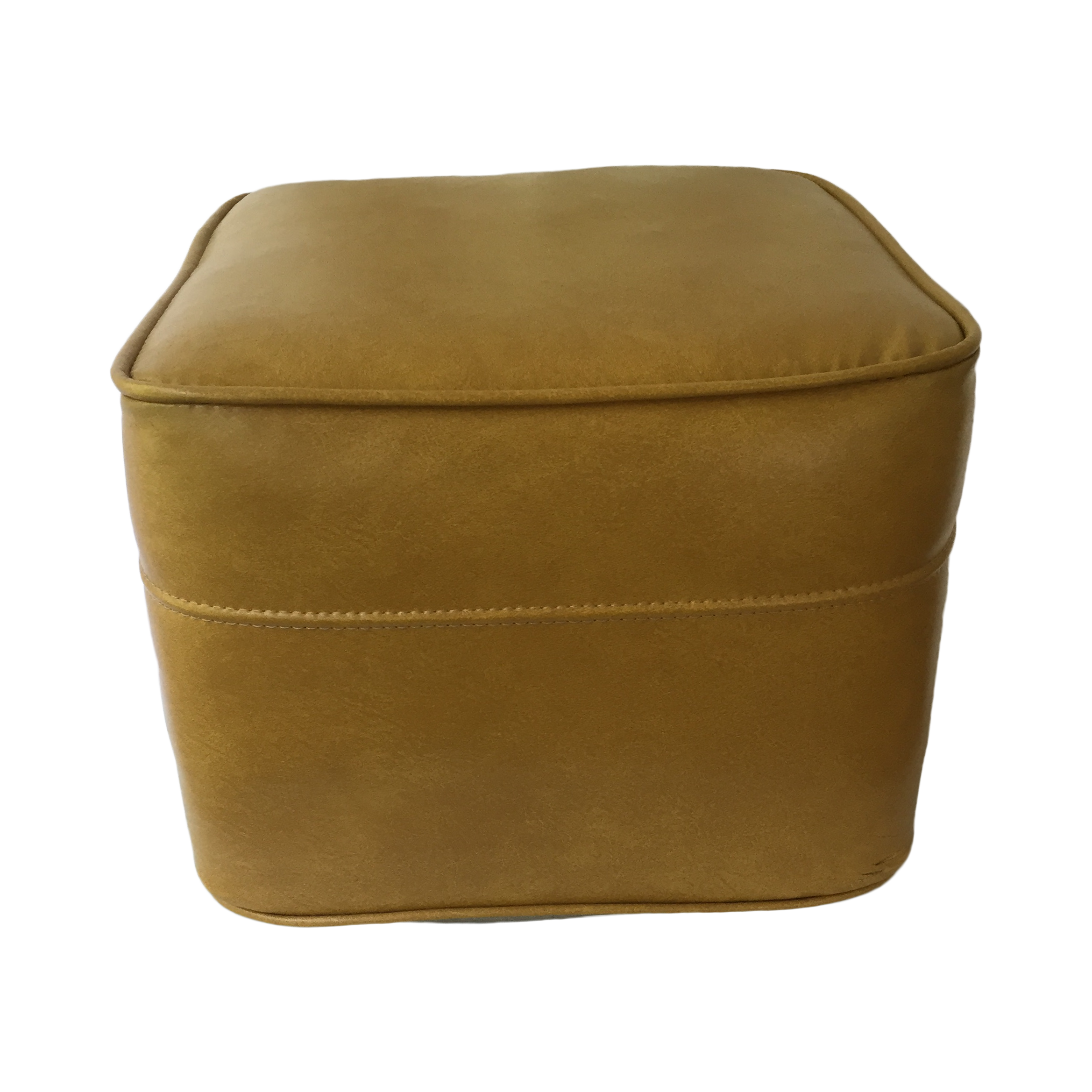 Vintage Mustard Ottoman Chairish