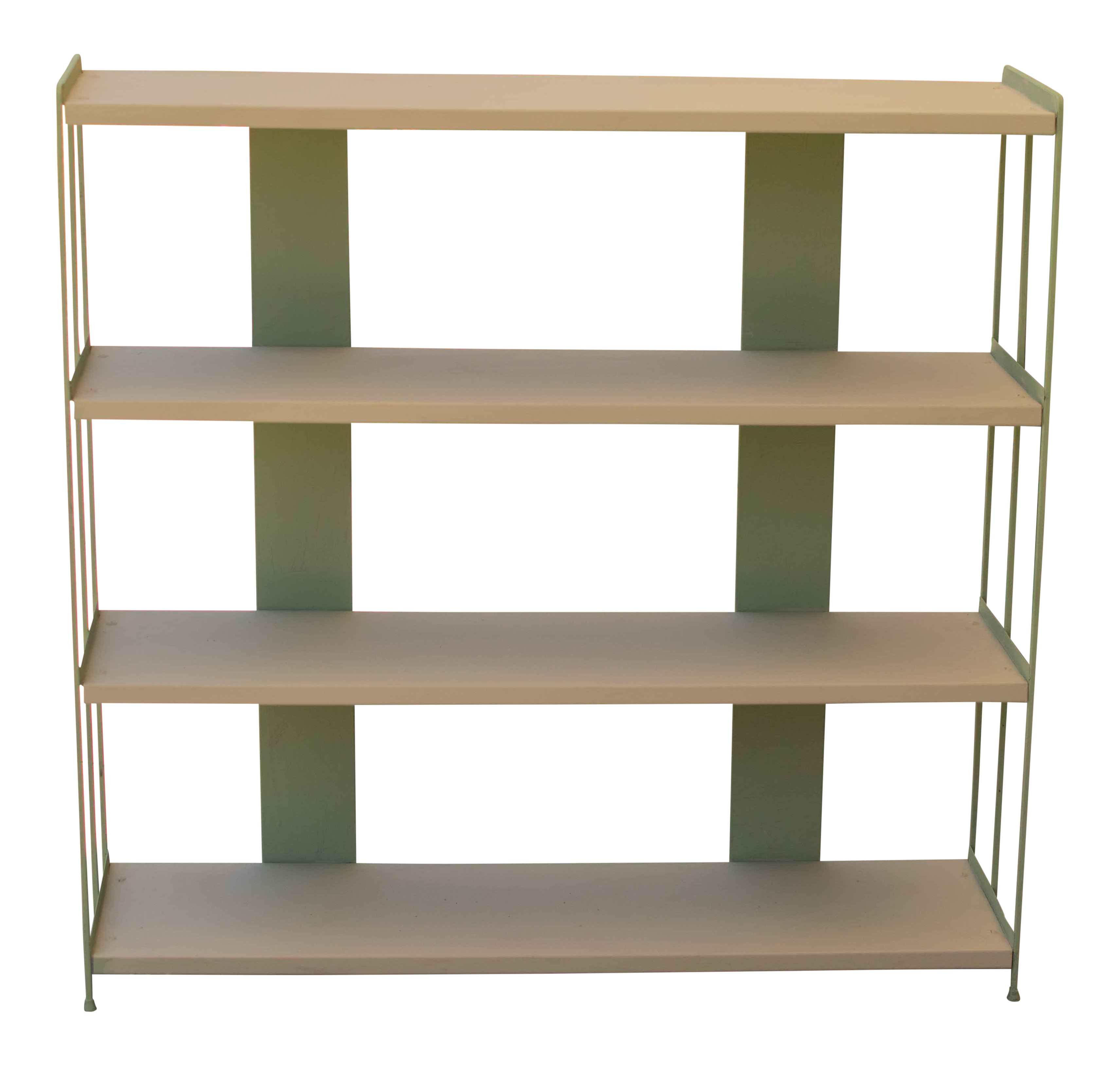 MidCentury Modern Metal Shelf Chairish