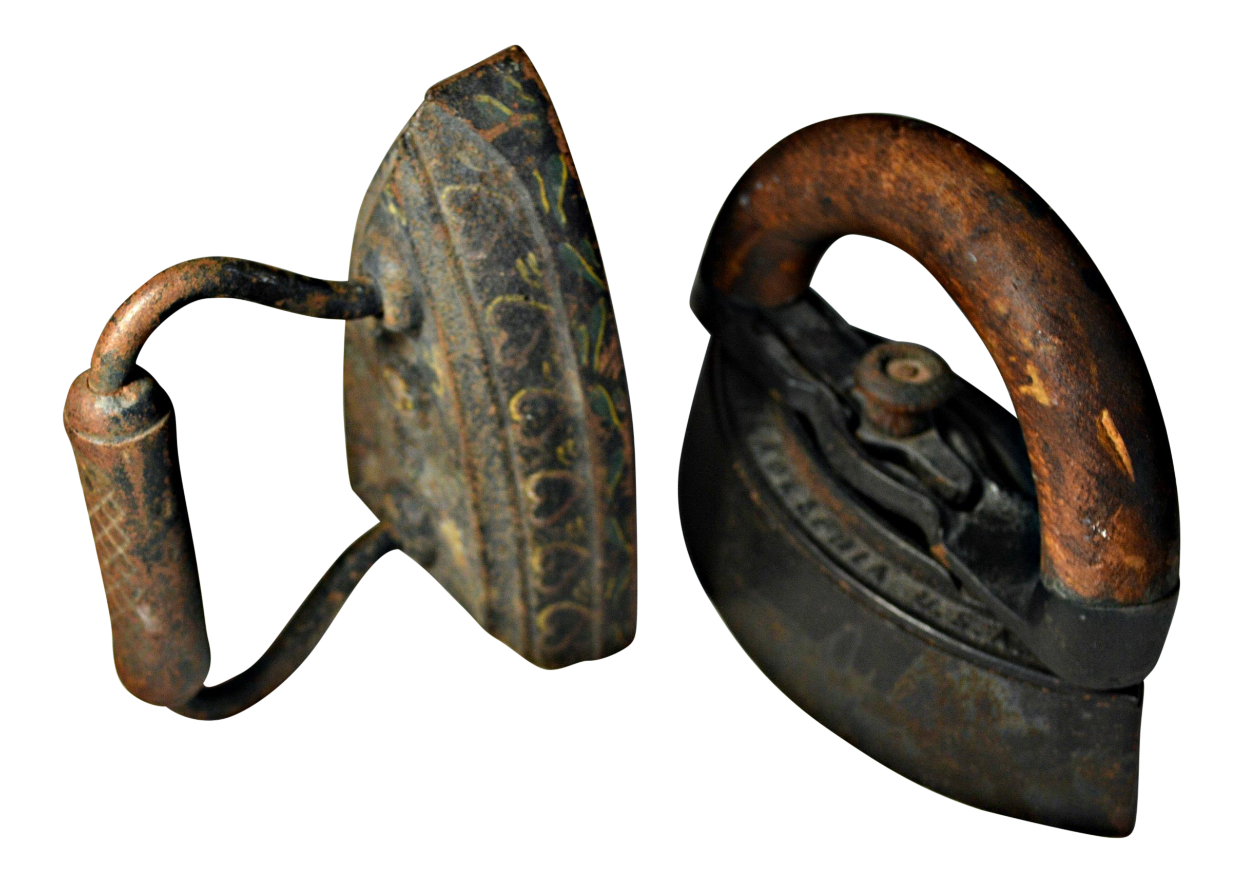 Collectible Antique Sad Irons A Pair Chairish