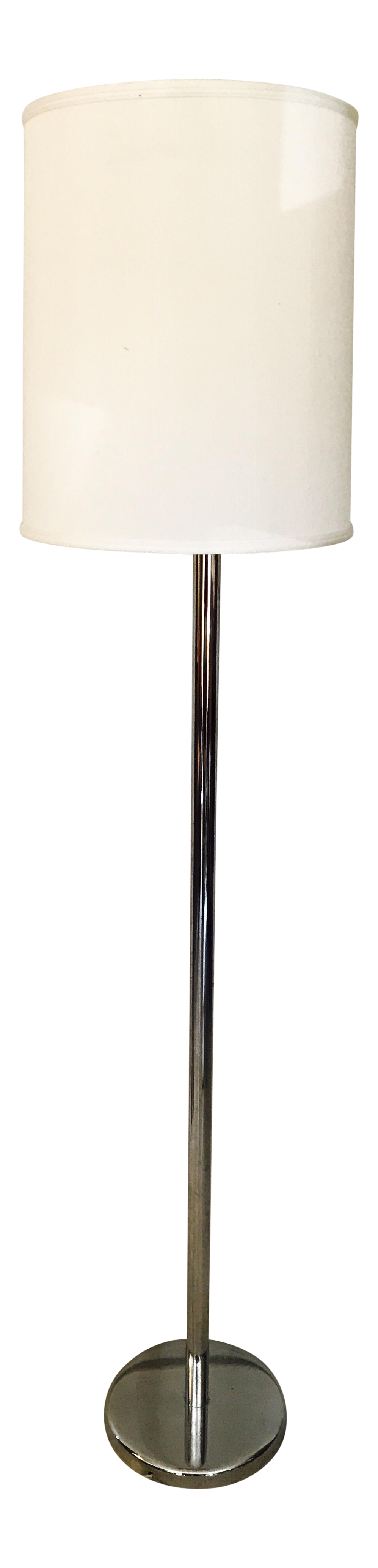Vintage Classic George Kovacs Chrome Floor Lamp | Chairish
