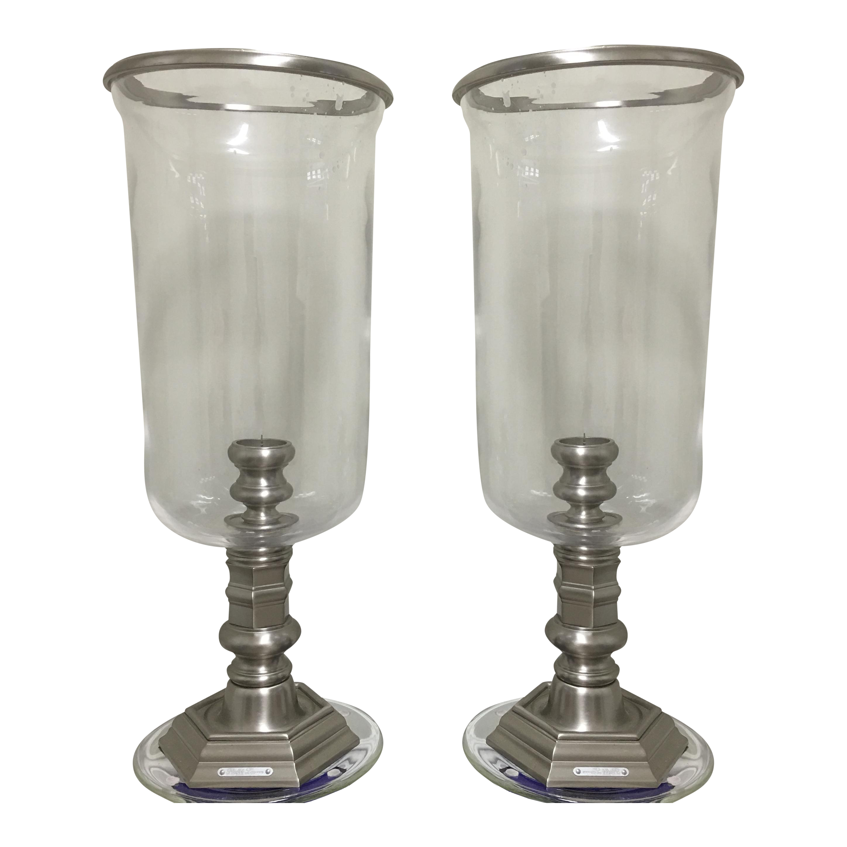 Ralph Lauren Hurricane Candle Holders A Pair Chairish
