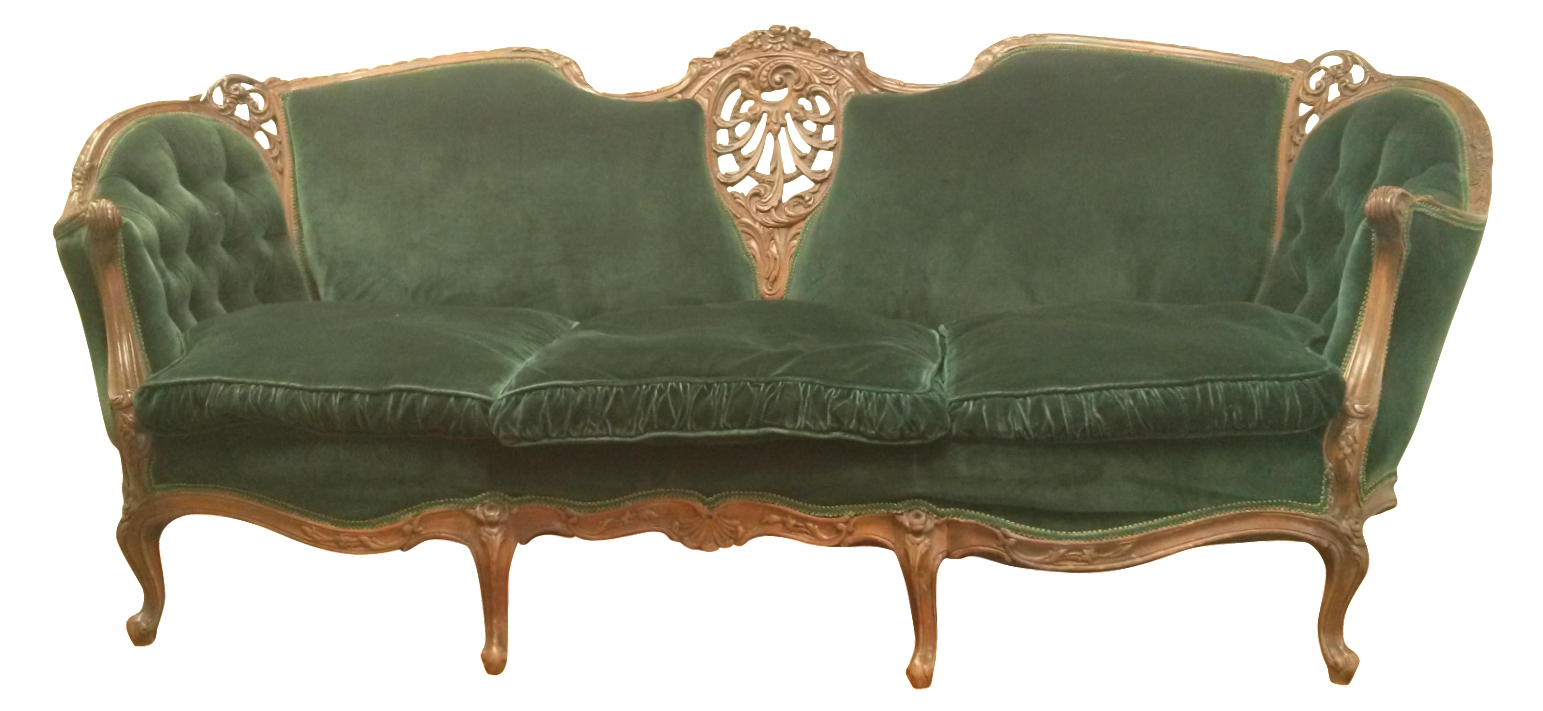 Victorian Emerald Green Sofa Chairish