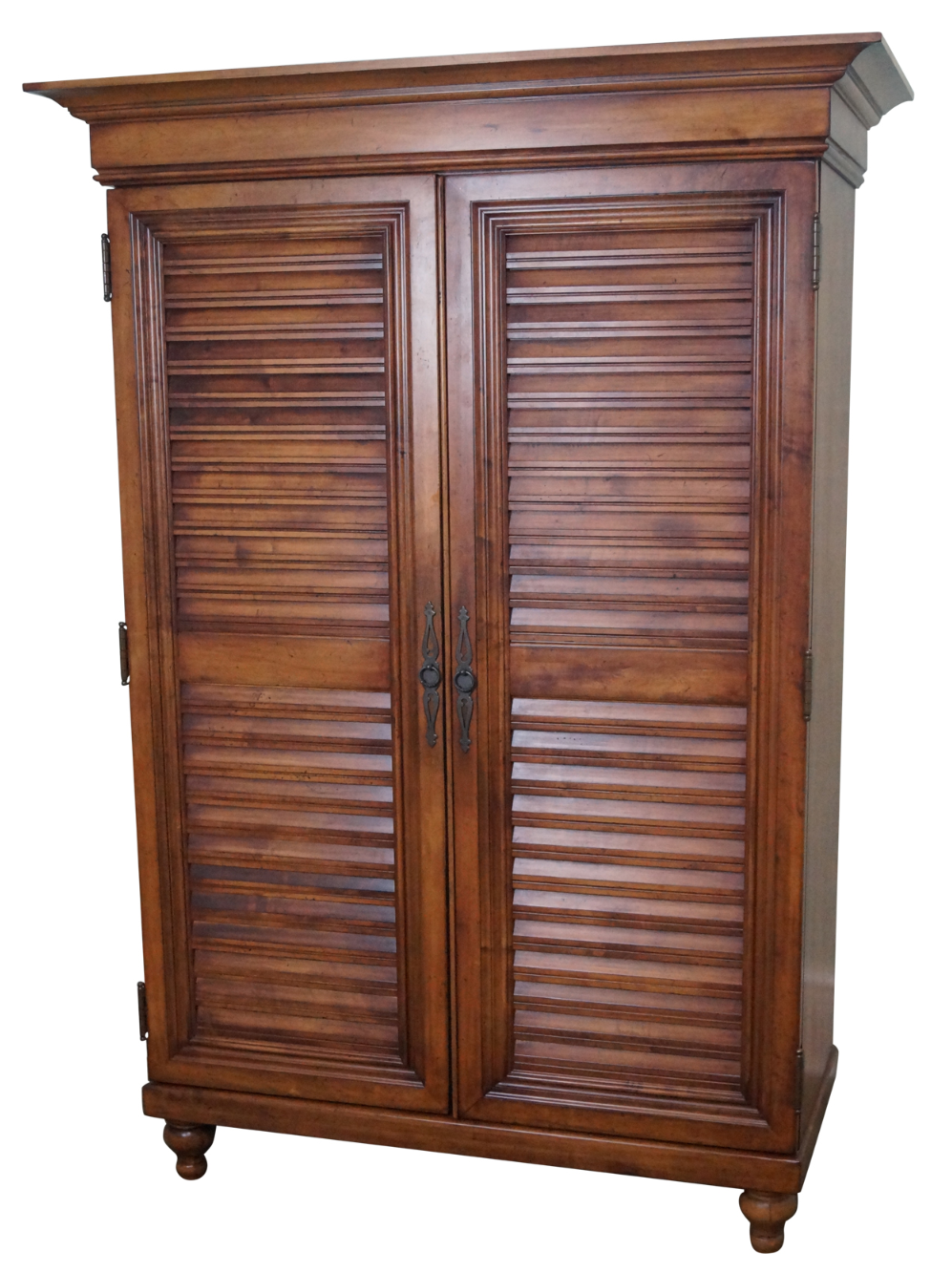 Tommy Bahama Lexington Maple Louvered Door Armoire Chairish