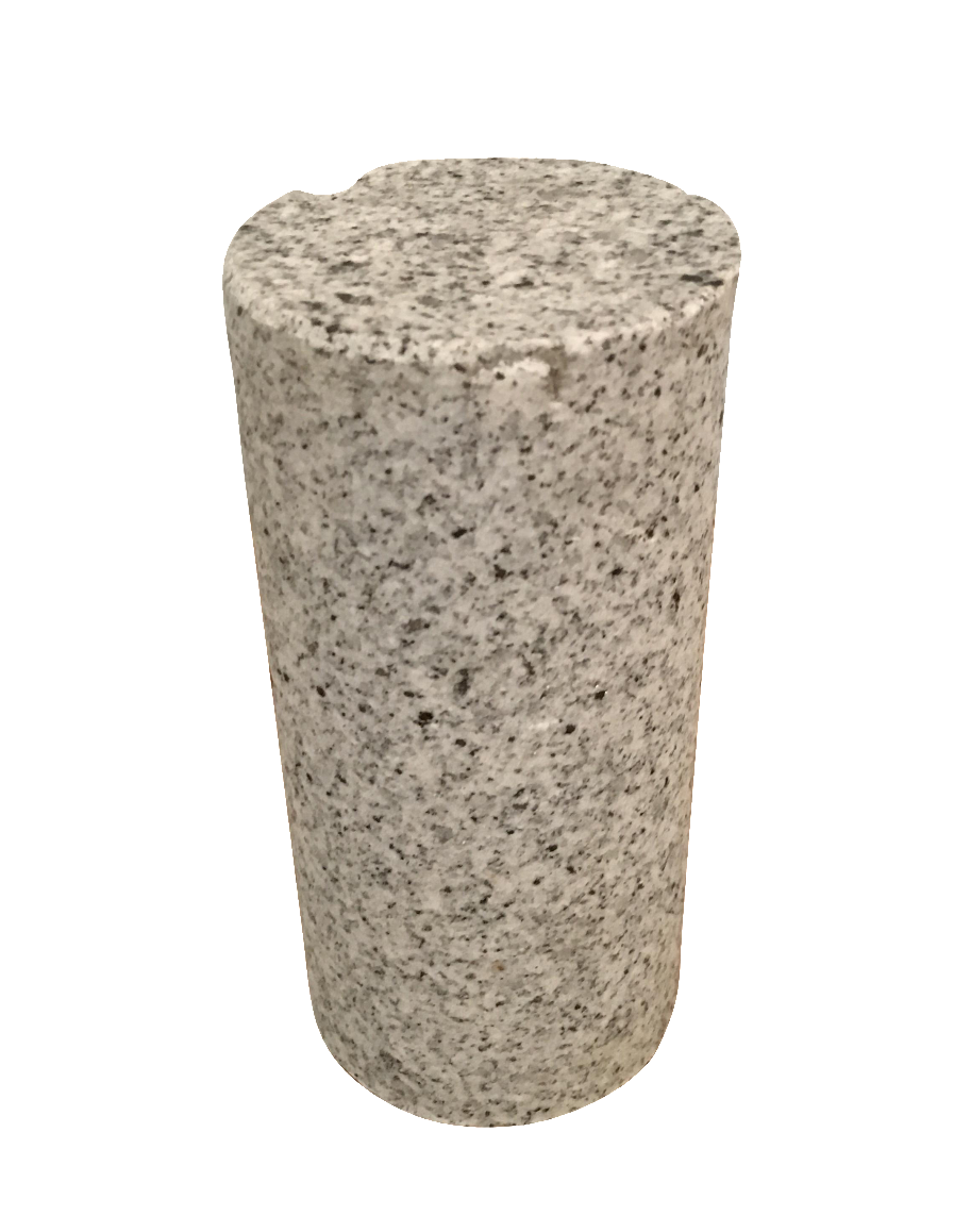 Decorative Granite Cylinder | Chairish