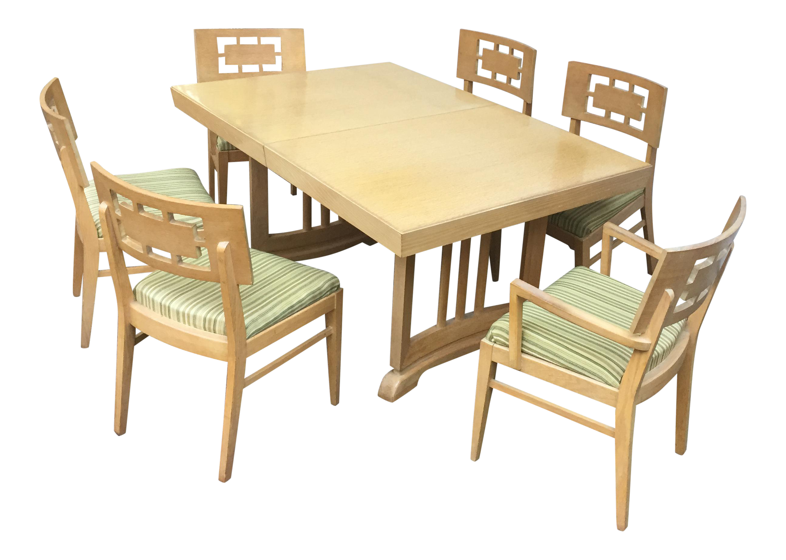 1960s Blonde Modern Dining Set Chairish