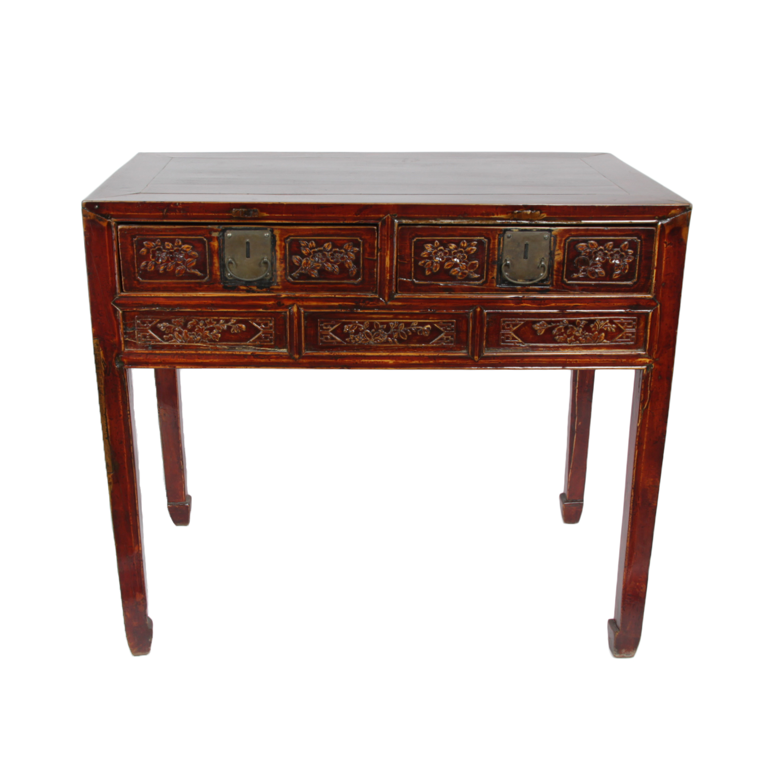 Hand Carved Chinese Antique Desk Chairish