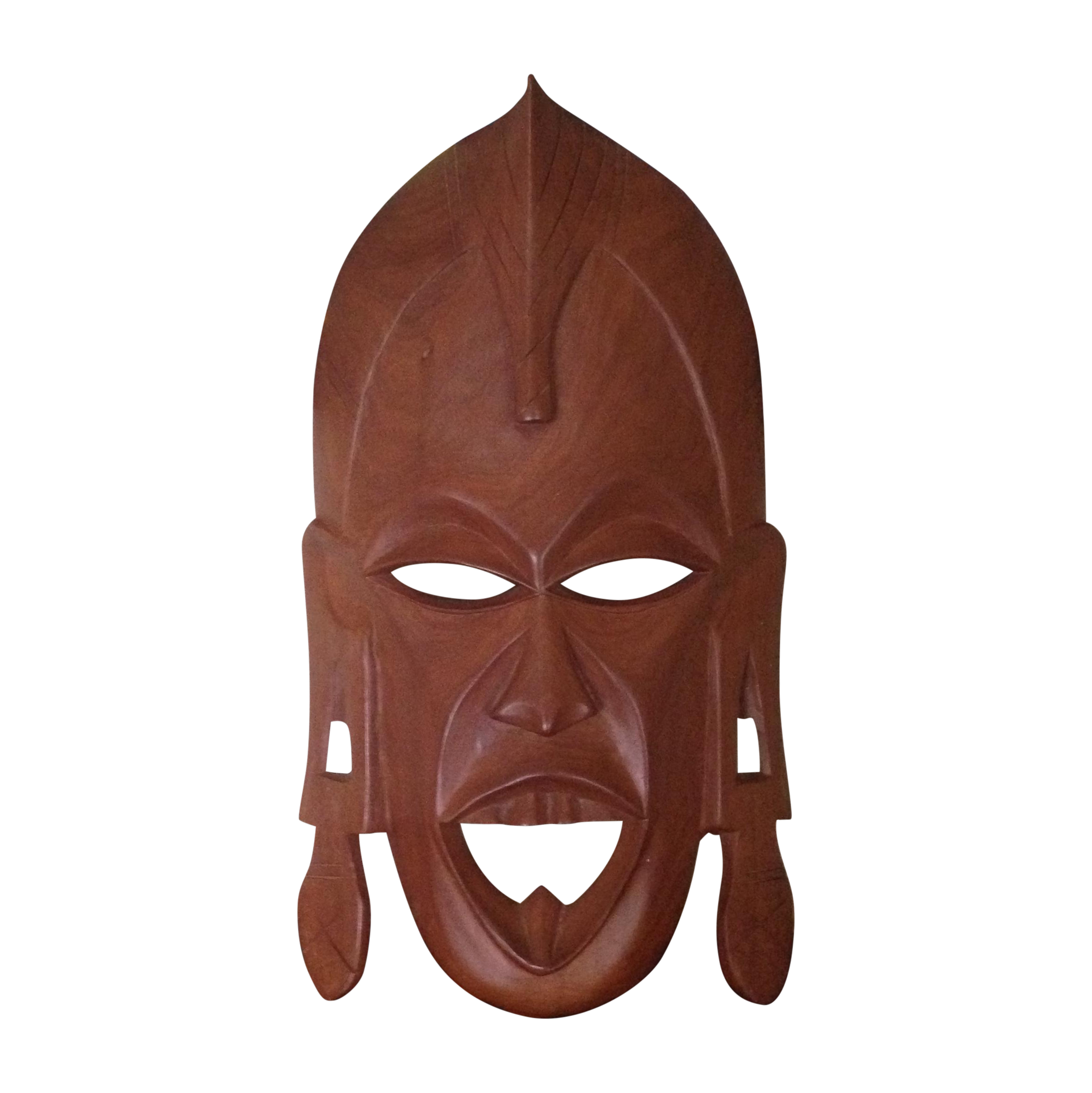 Vintage Wood Hand Carved African Tribal Mask Chairish