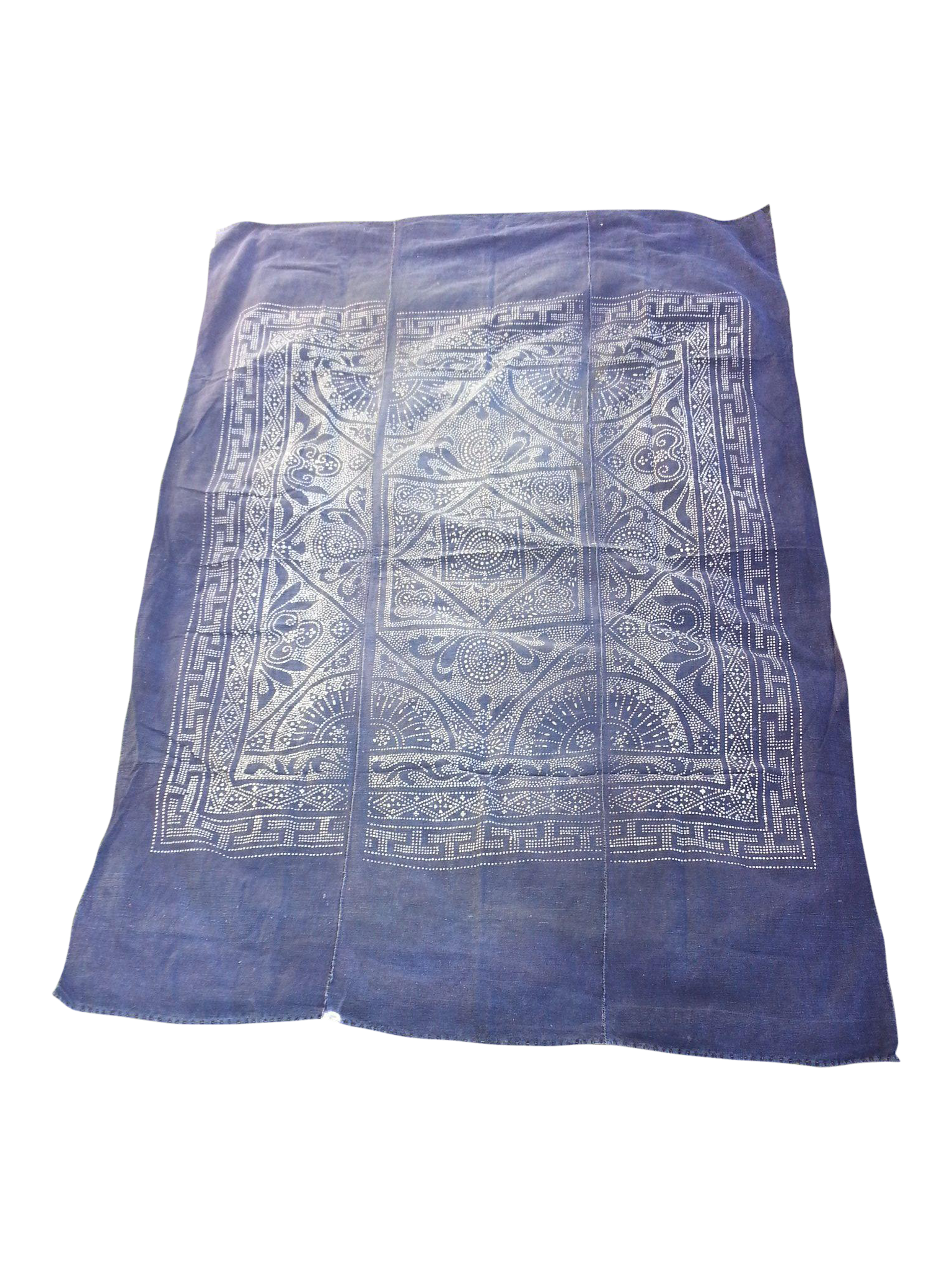 Tribal Hand Batiked Bed Cover Chairish