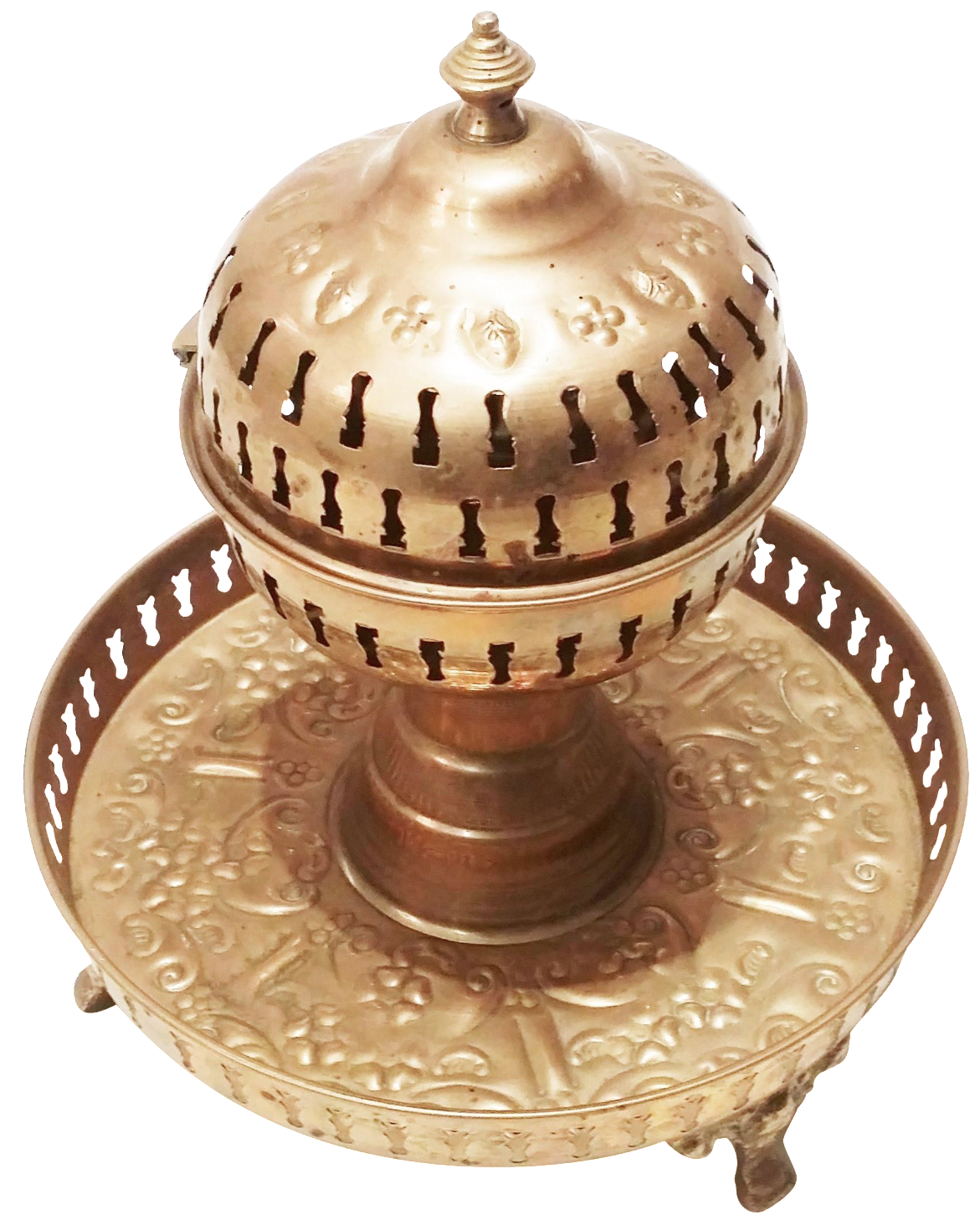 Moroccan Brass Steaming Incense Burner Chairish