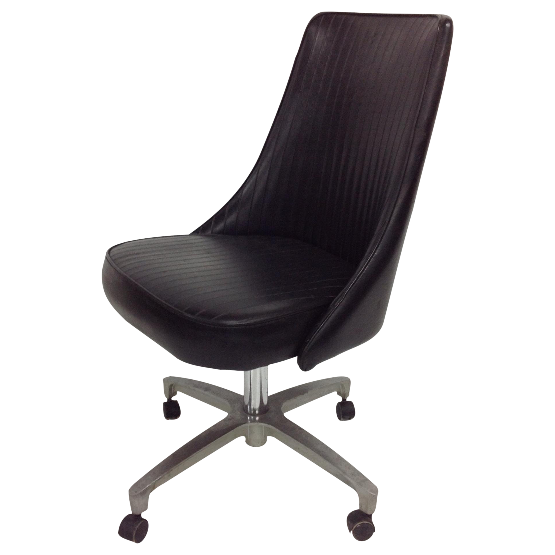 Chromcraft Sculptura Chair On Black Casters Chairish   34803851 F78e 4a2b 922c E74a3e7ec630