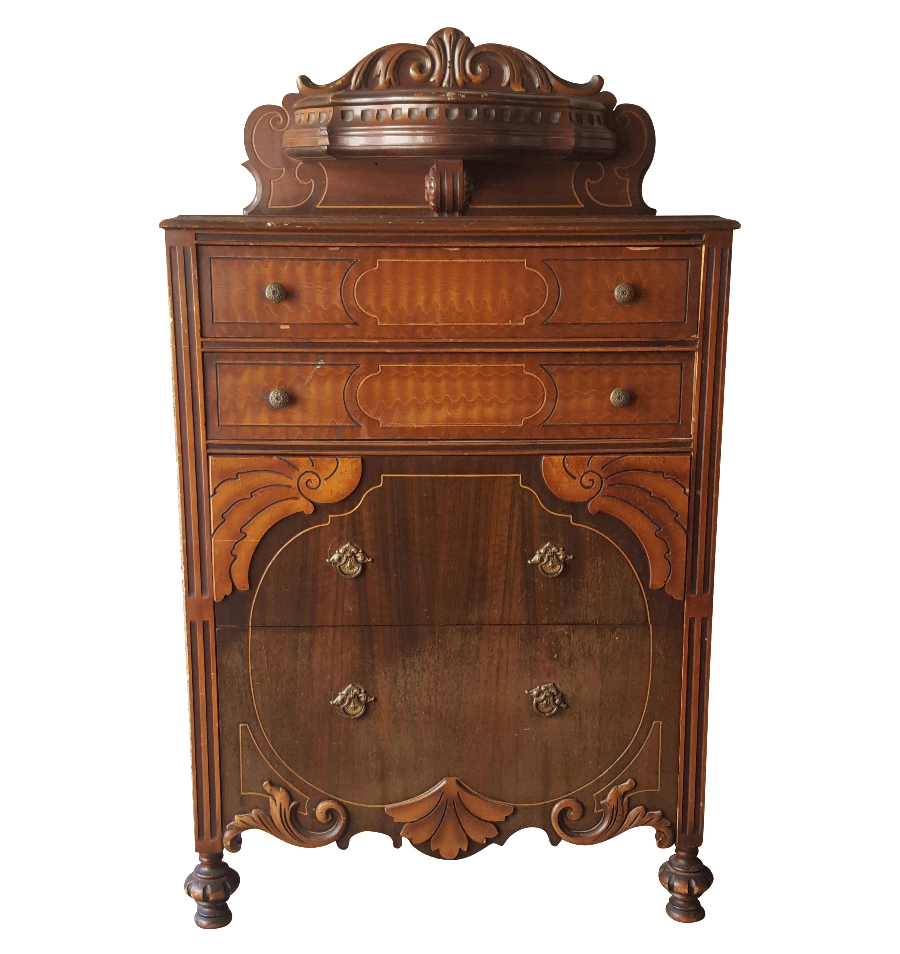 Antique Waterfall Dresser Chairish