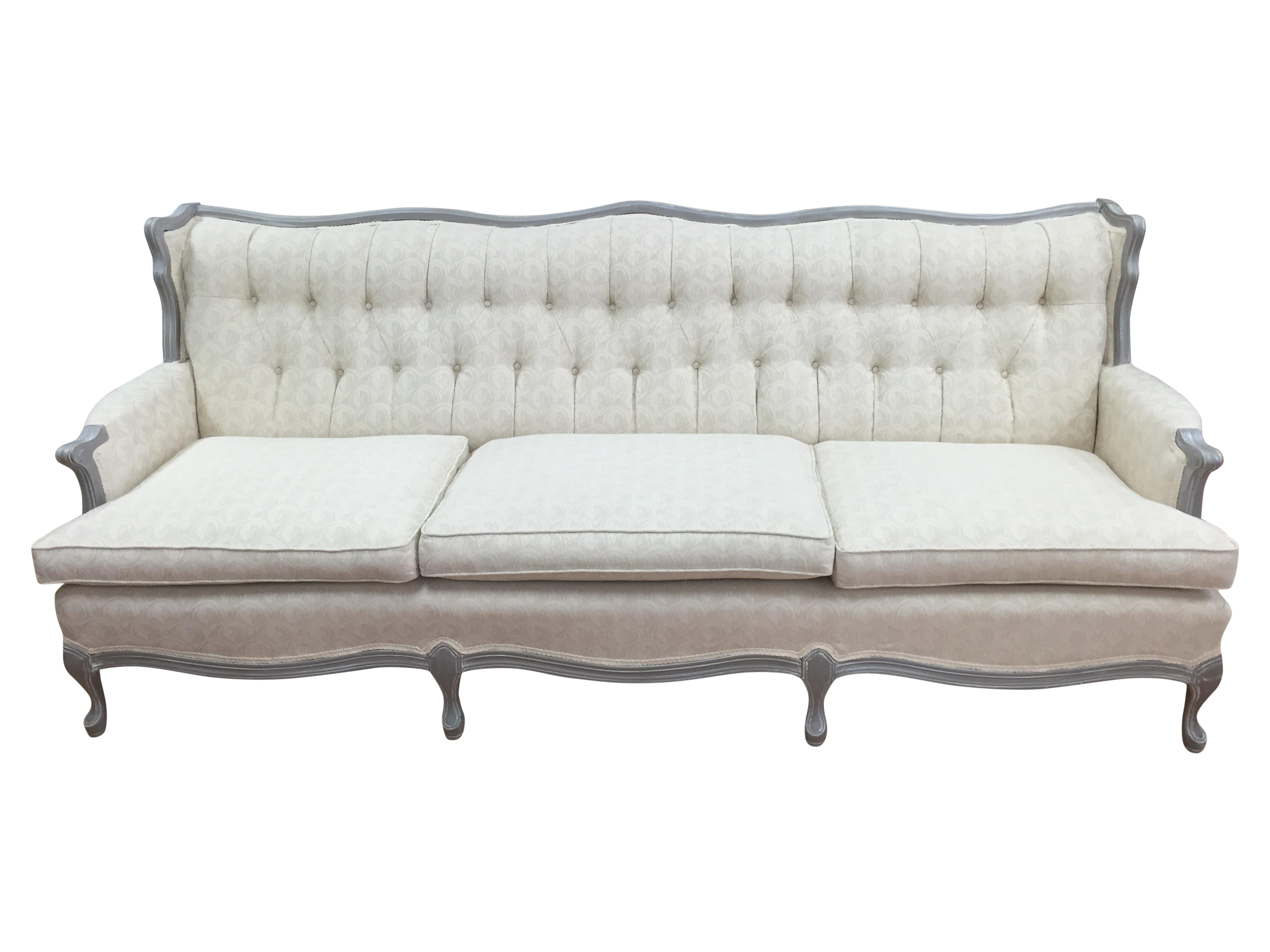 Vintage French Provincial Sofa Chairish   Vintage French Provincial Sofa 7021