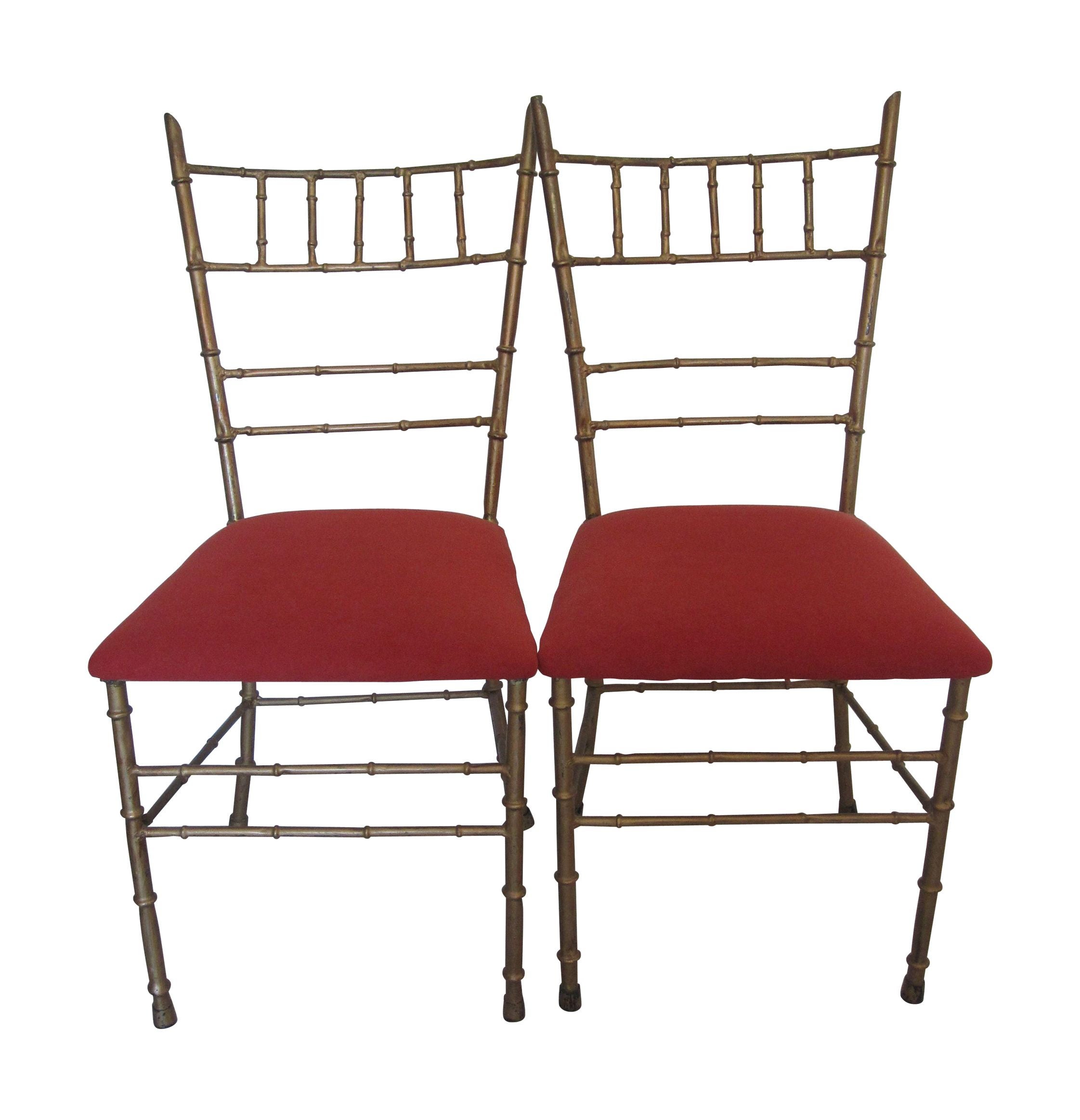 Gilt Ballroom Chairs A Pair Chairish