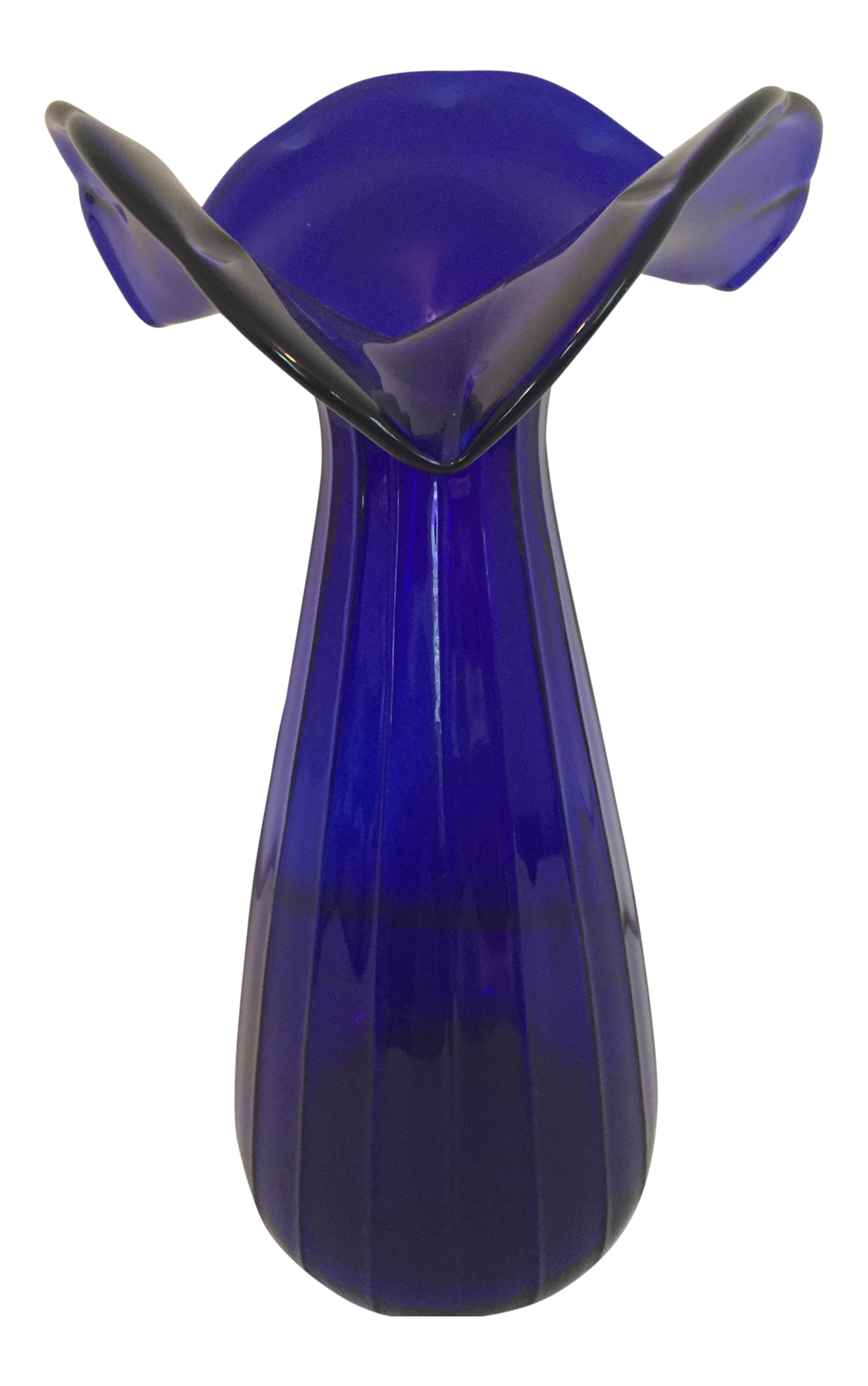 Antique Cobalt Blue Vase Chairish