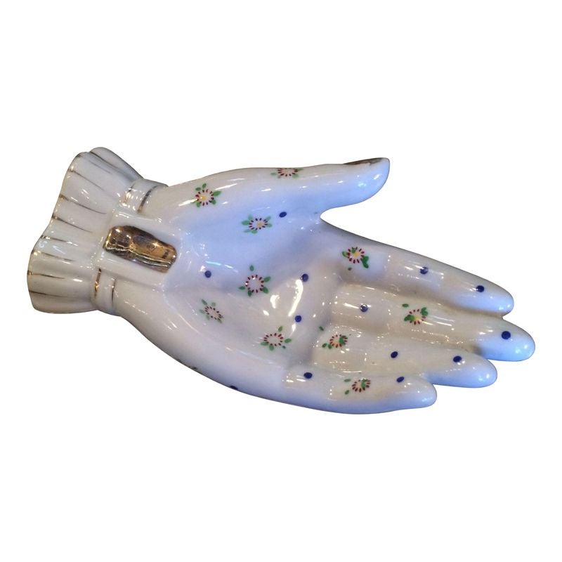 Porcelain Hand Ashtray or Trinket Dish Chairish