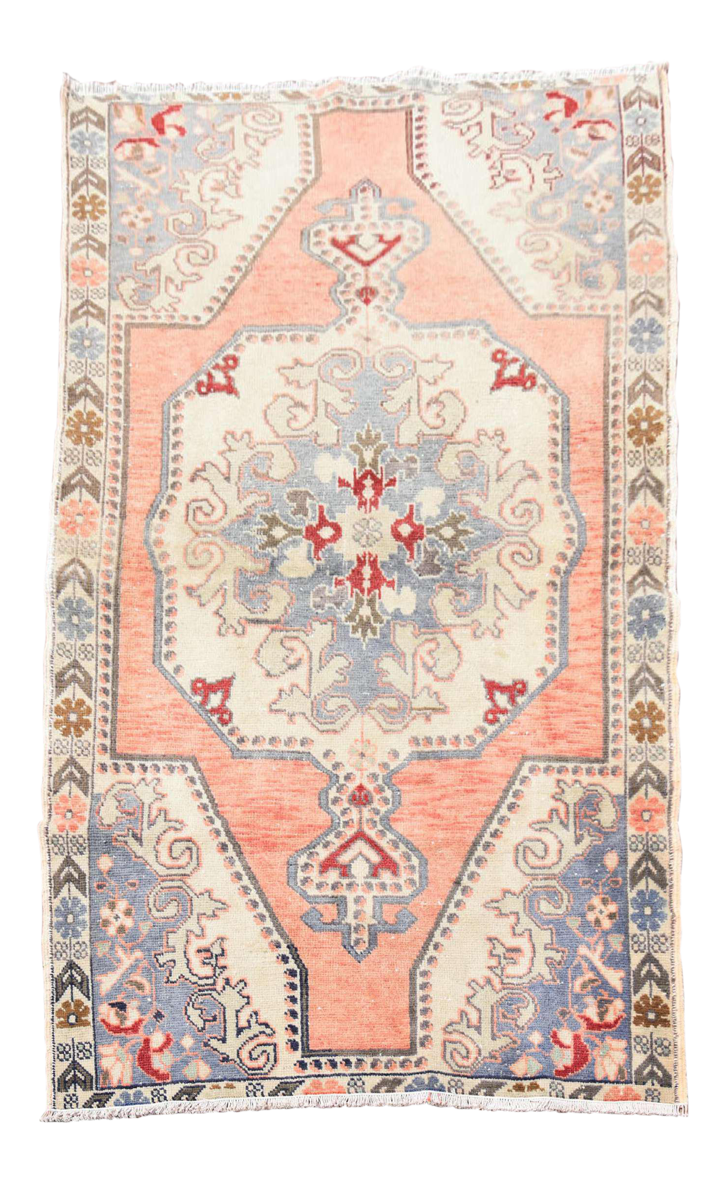 Vintage Distressed Turkish Rug 4′4″ × 7′7″ Chairish