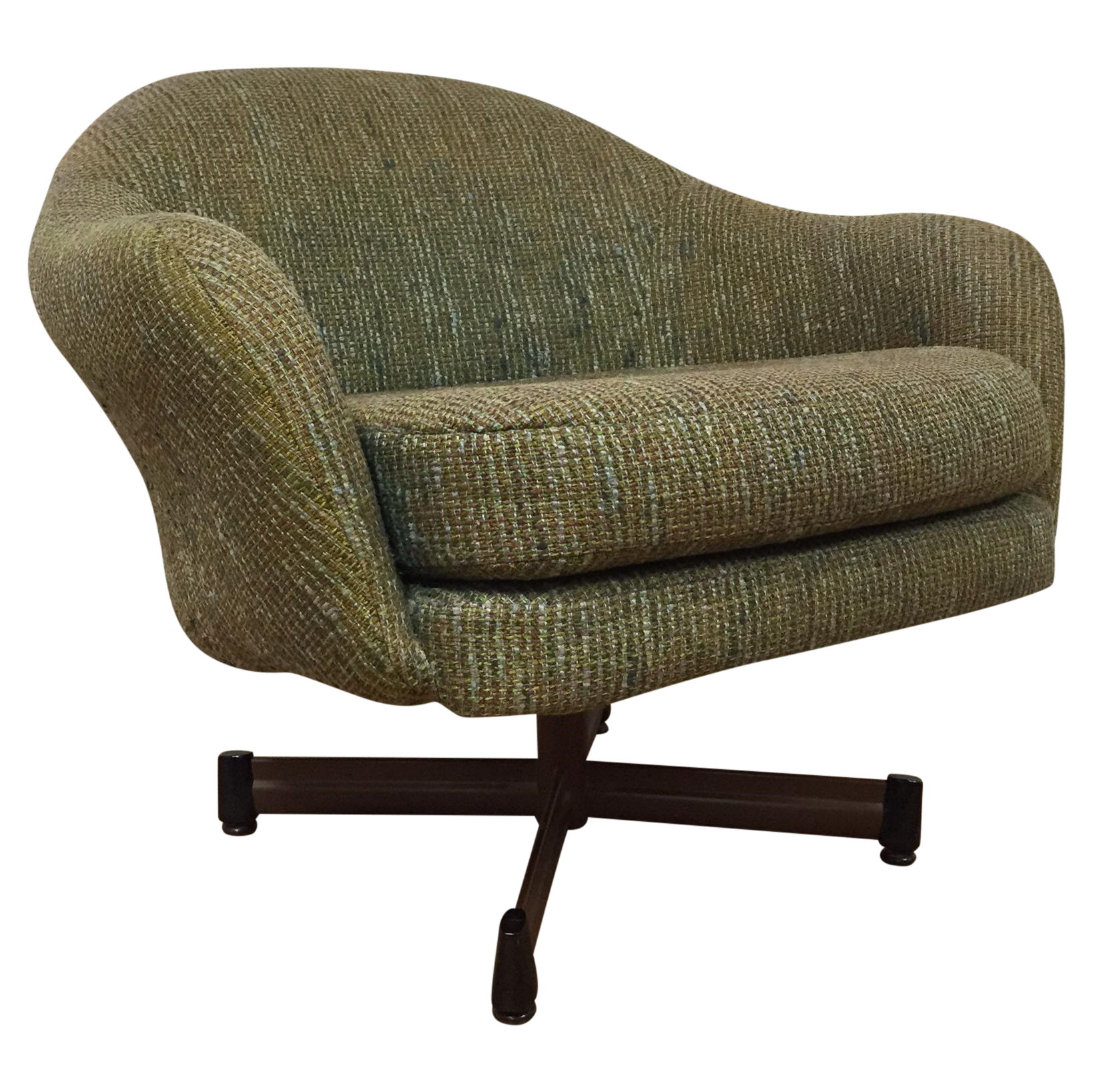 MidCentury Swivel Lounge Chair Chairish
