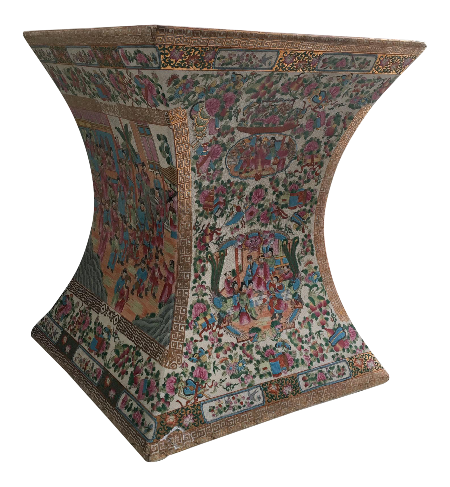 Chinese Ceramic Garden Bench or Side Table Chairish