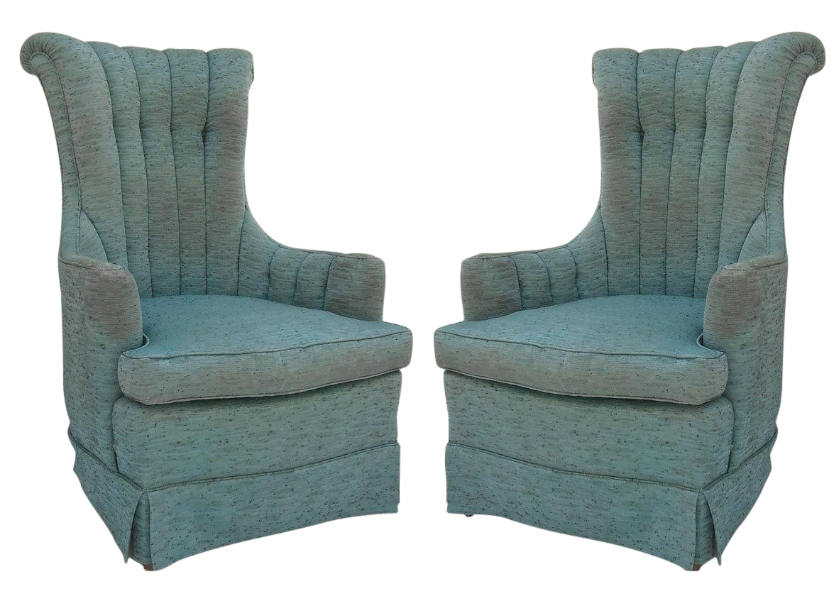 Mid-Century Lounge Chairs - Pair | Chairish
