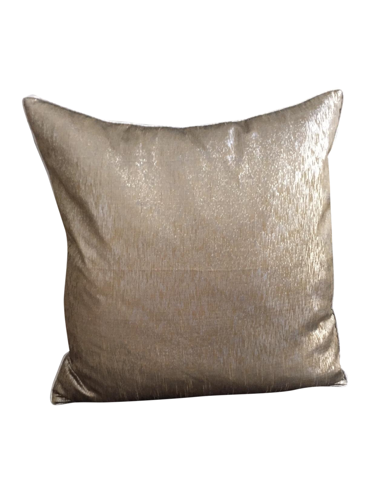 Grey, Silver & Gold Decorative Pillow Chairish